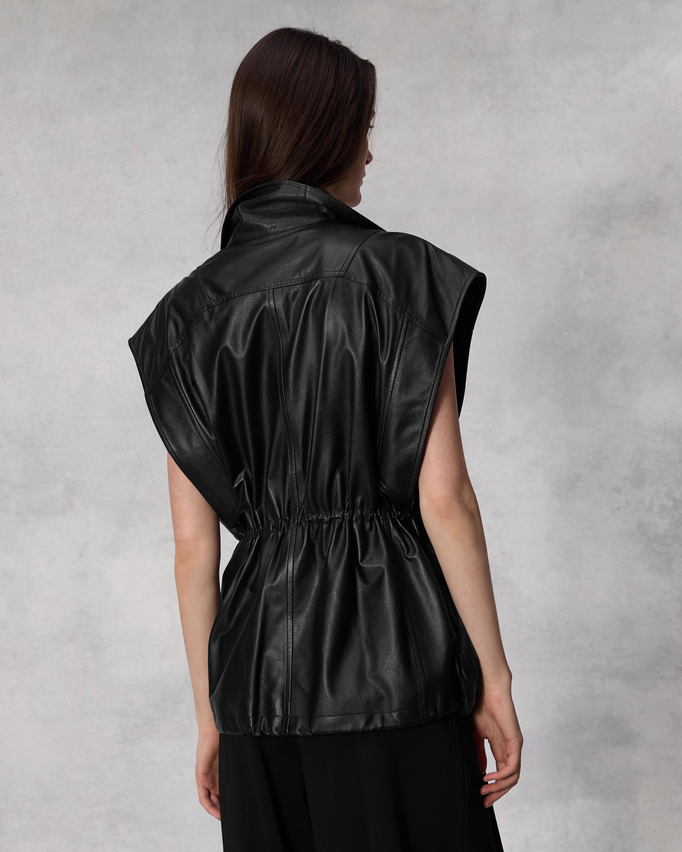 Monica Leather Vest image number 5