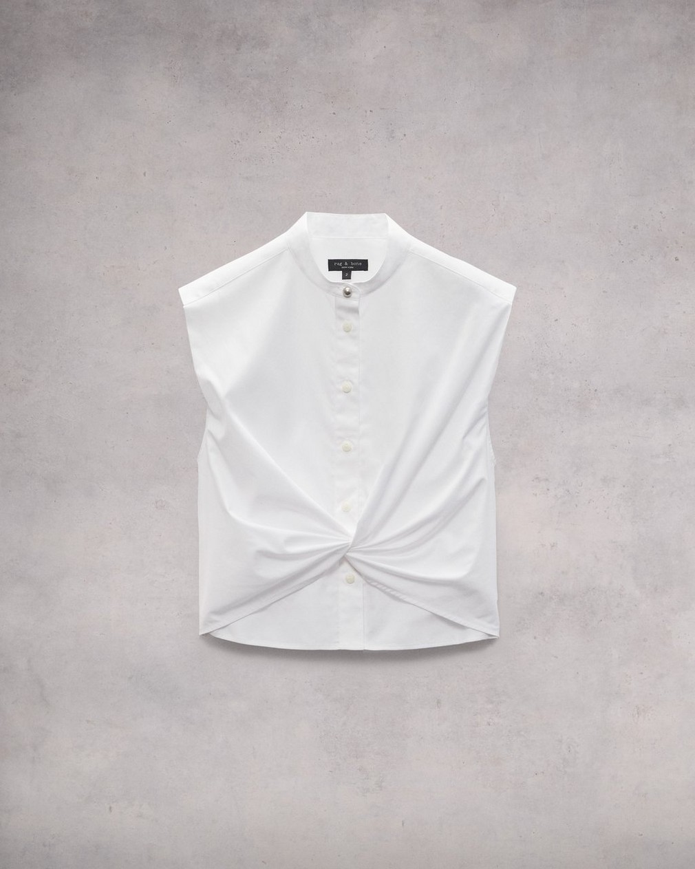 Louisa Cotton Poplin Sleeveless Shirt