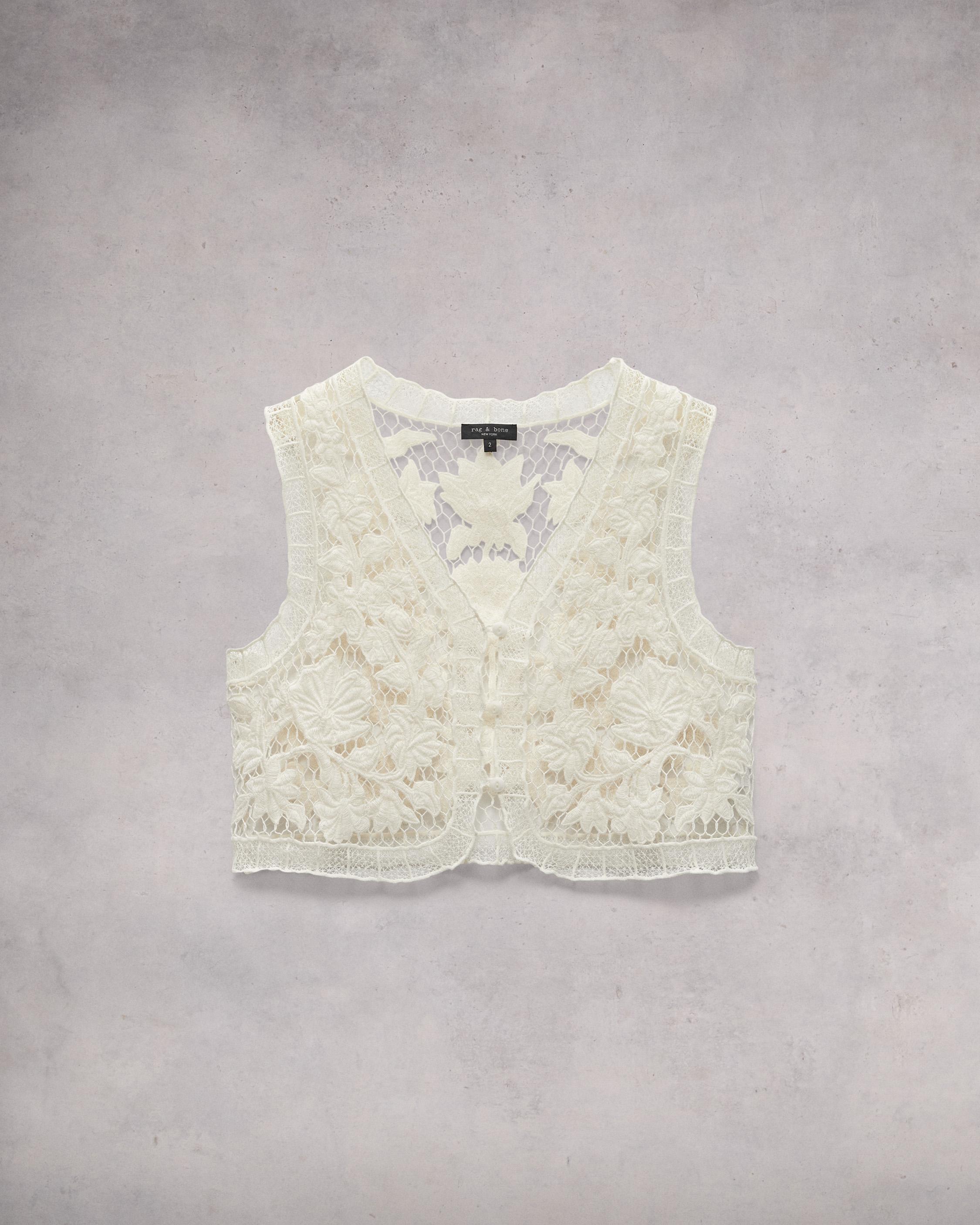 Coralie Crochet Vest image number 2