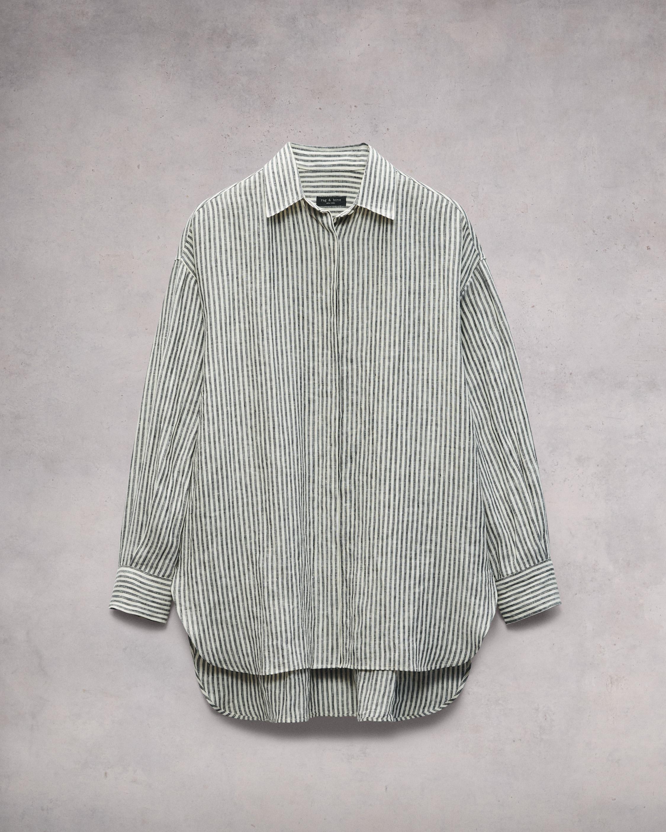 Ryan Striped Linen Shirt