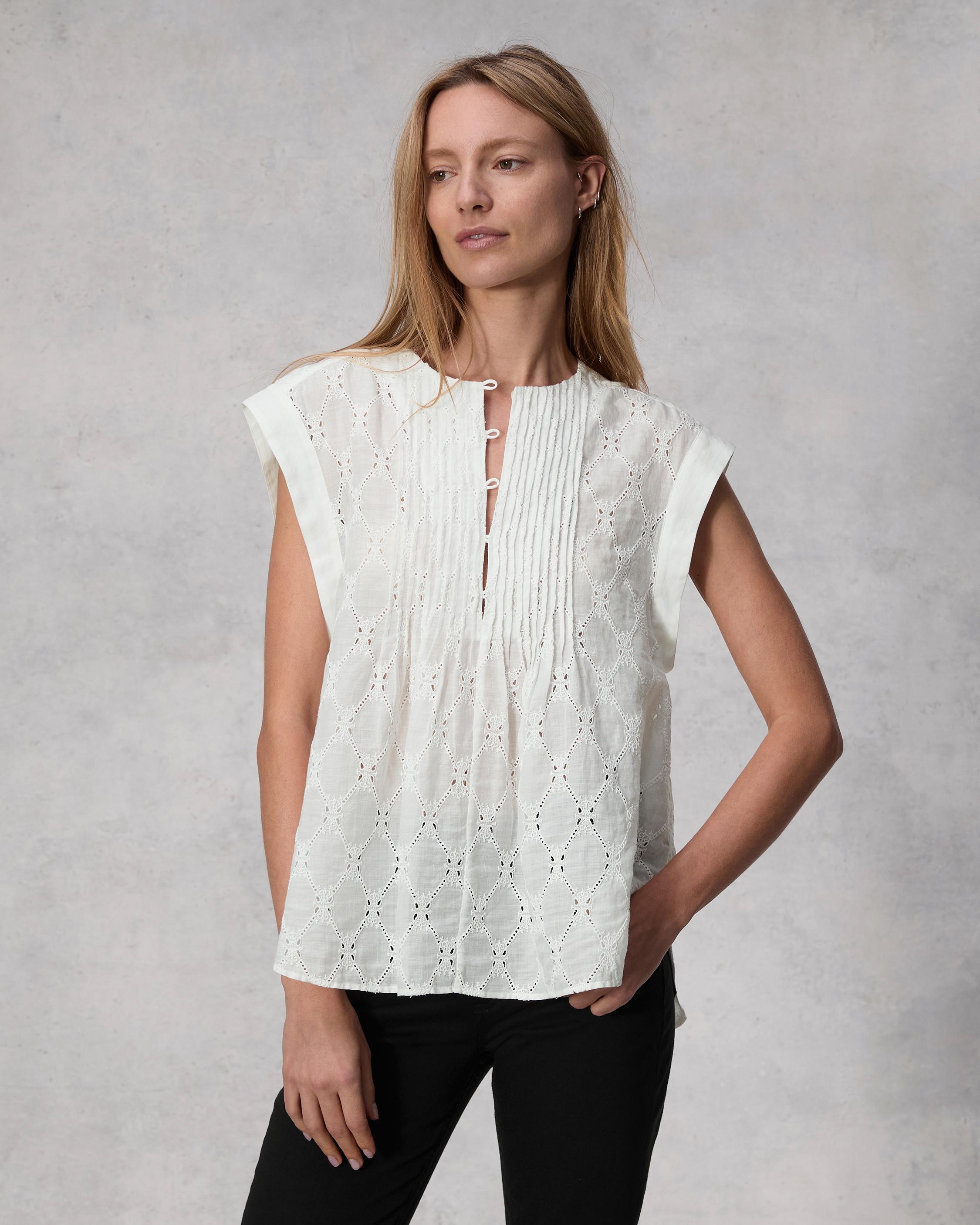 Gabby Embroidered Top