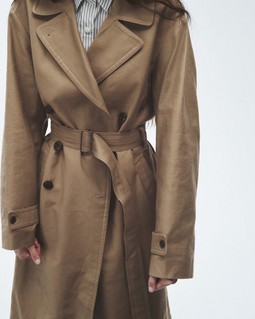 Theresa Cotton Trench Coat image number 6