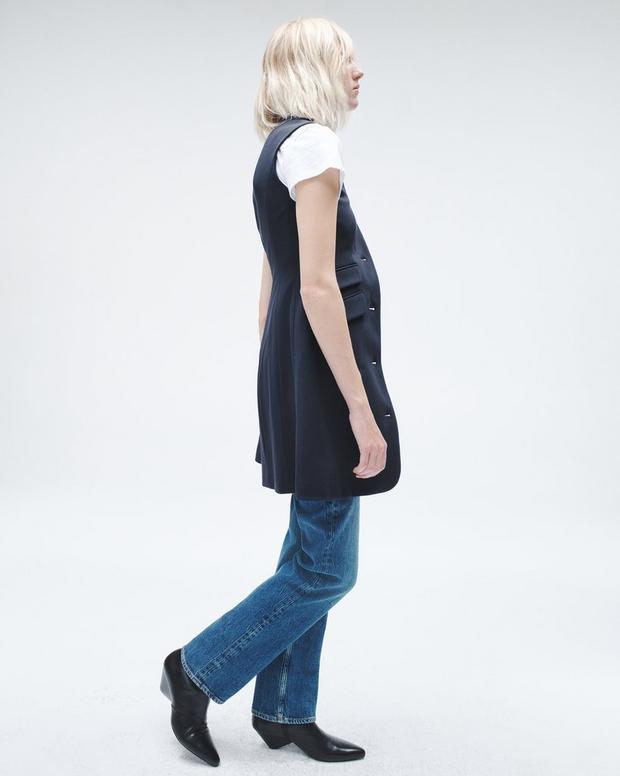 Slade Knit Twill Vest Dress image number 4