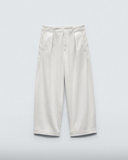 Donovan Cropped Cotton Pant image number 2