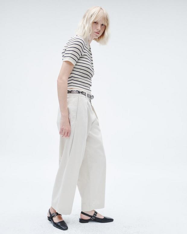 Donovan Cropped Cotton Pant image number 3