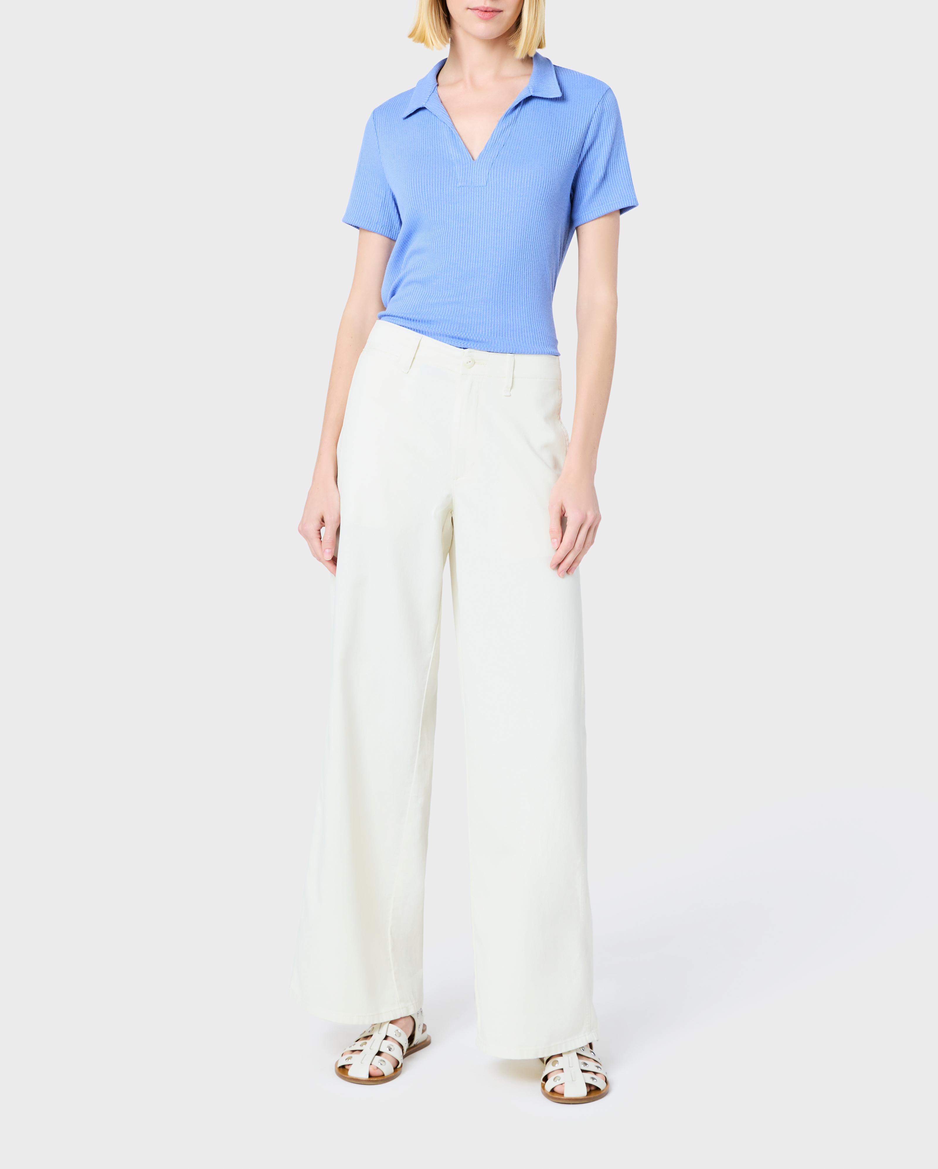Sofie Wide-Leg Cotton Chino image number 1