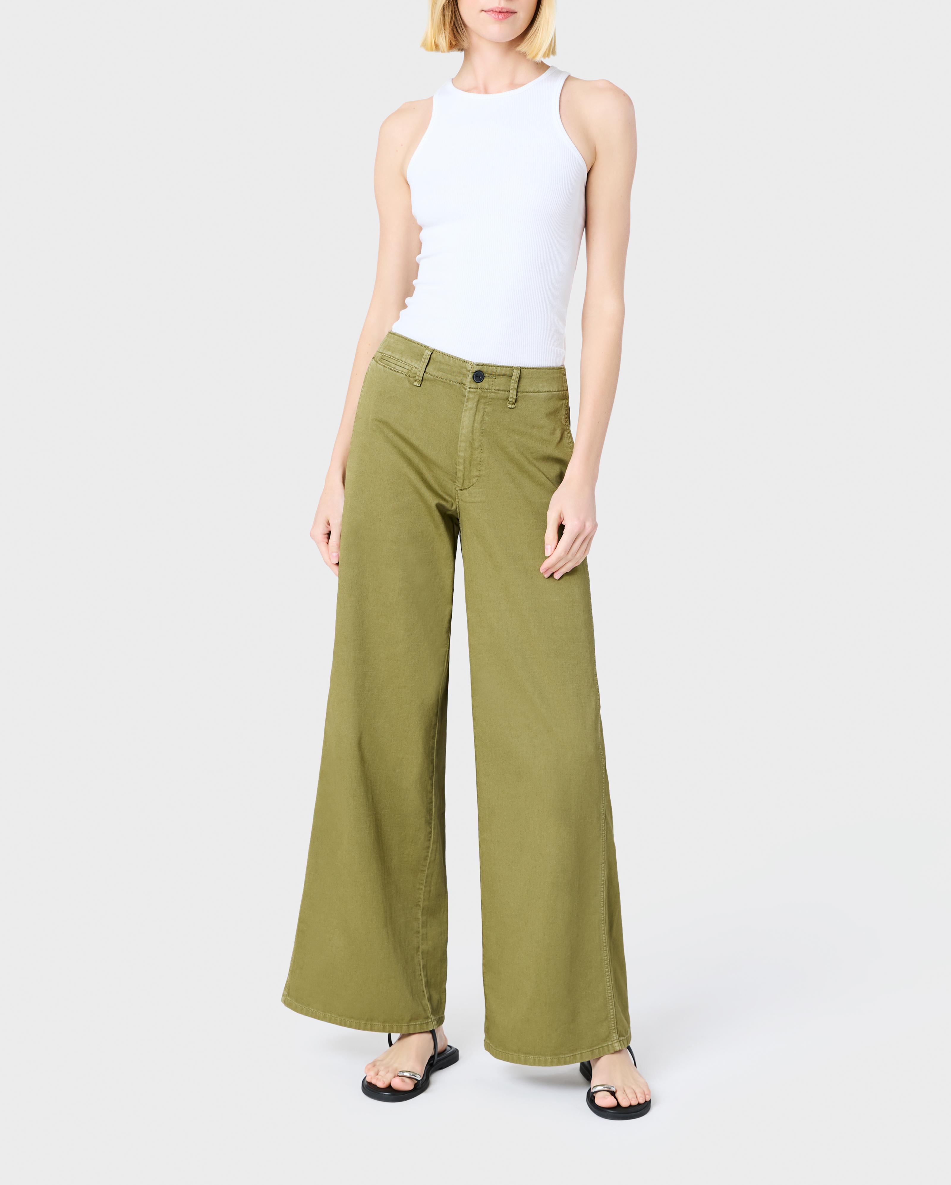 Sofie Wide-Leg Cotton Chino image number 1
