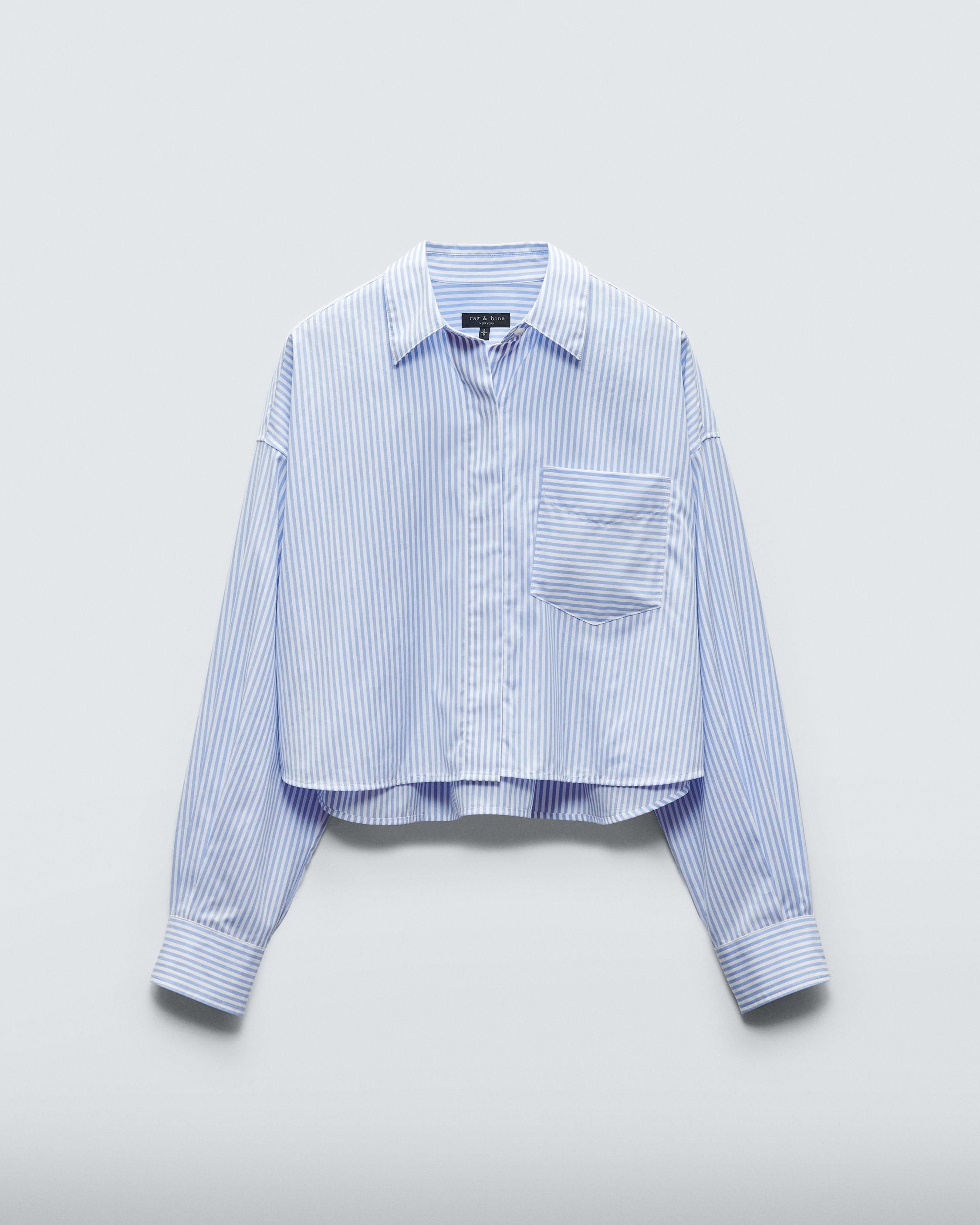 Bentley Al Fresco Shirt - Cotton Poplin :: Eggshell
