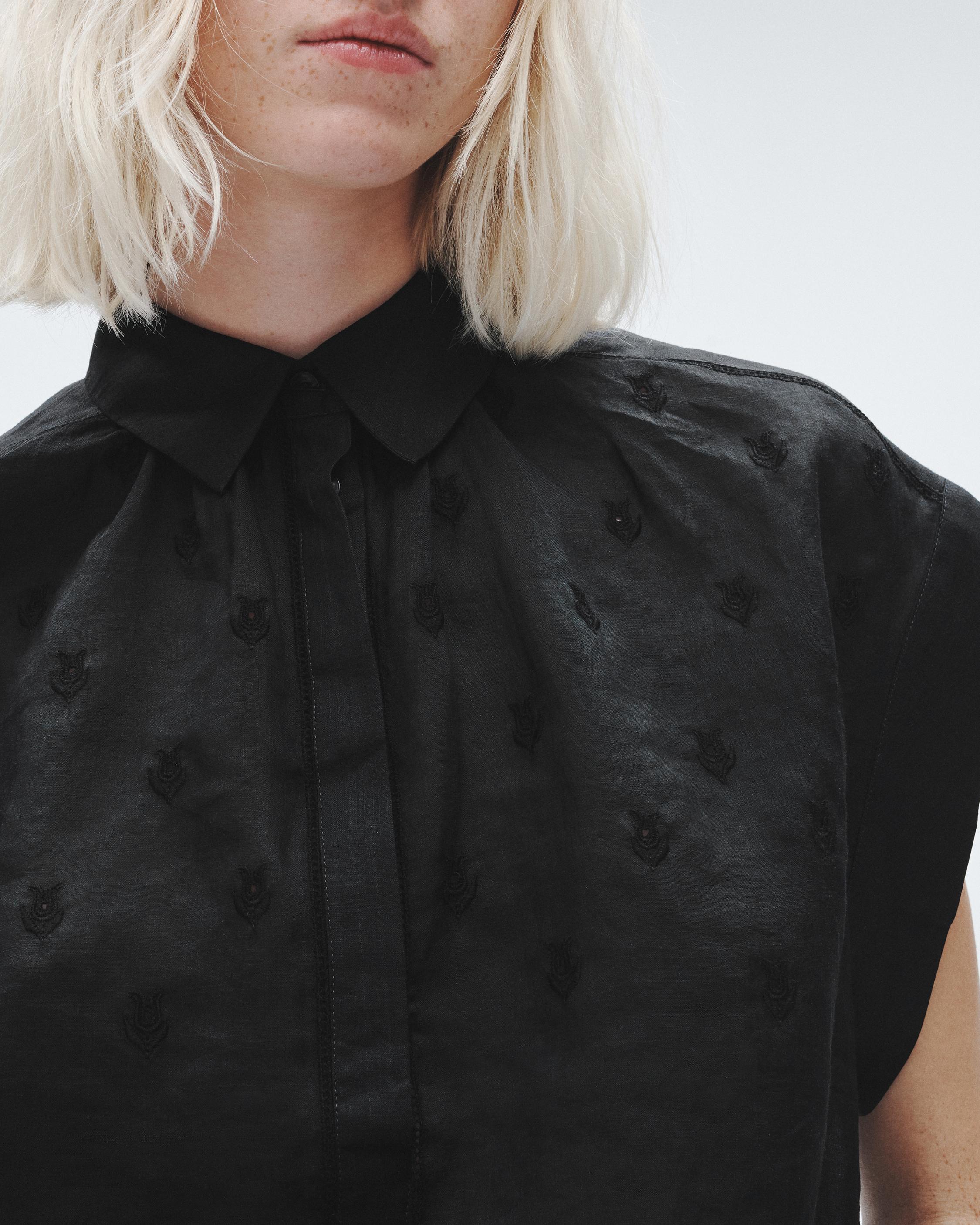 Robin Embroidered Top - Black | rag & bone