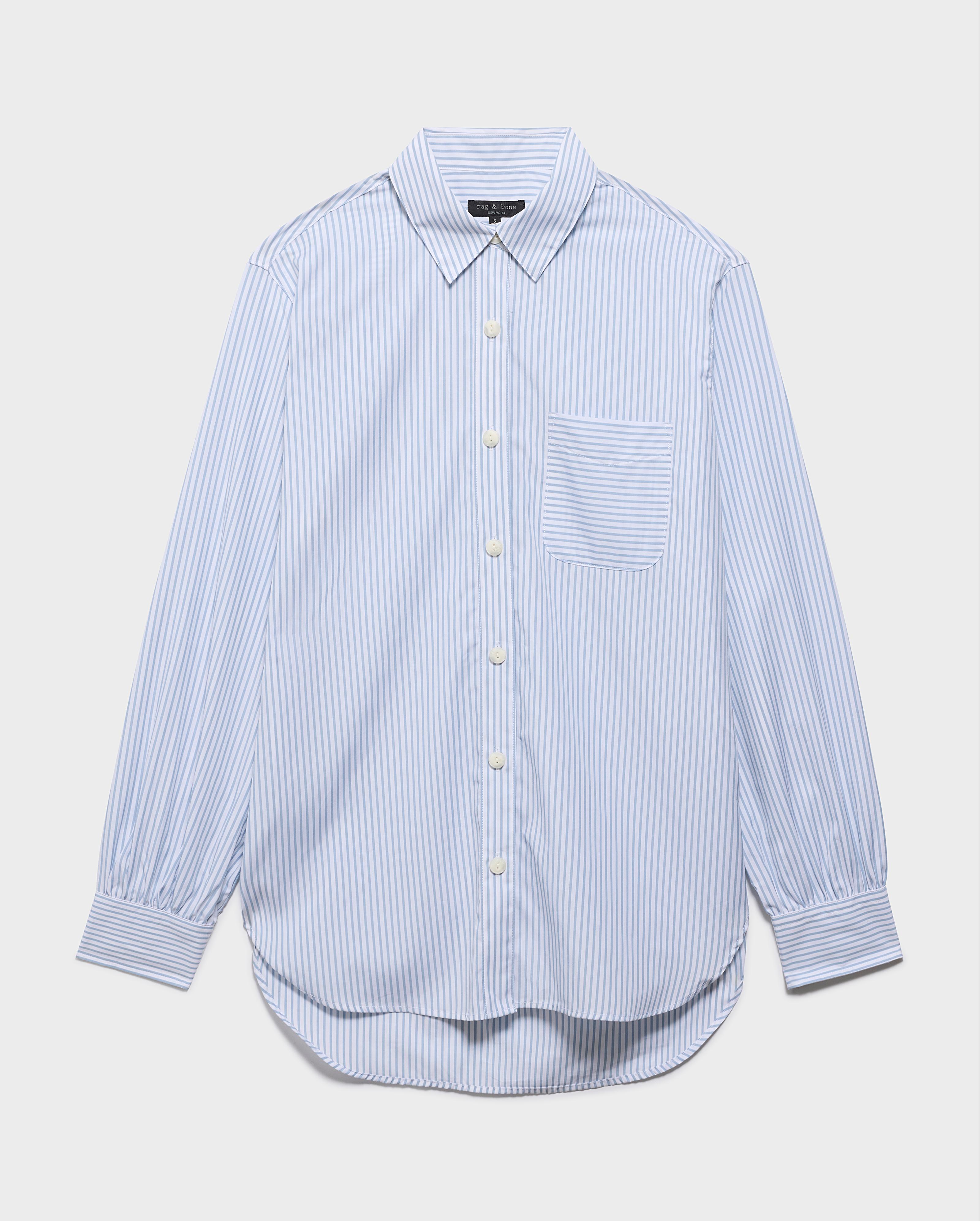 Mel Stripe Cotton Shirt image number 2