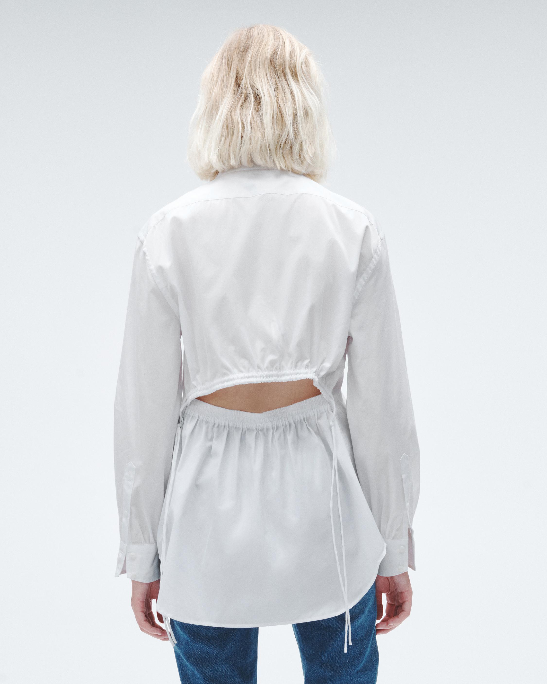 Ellison Cotton Poplin Top White rag & bone