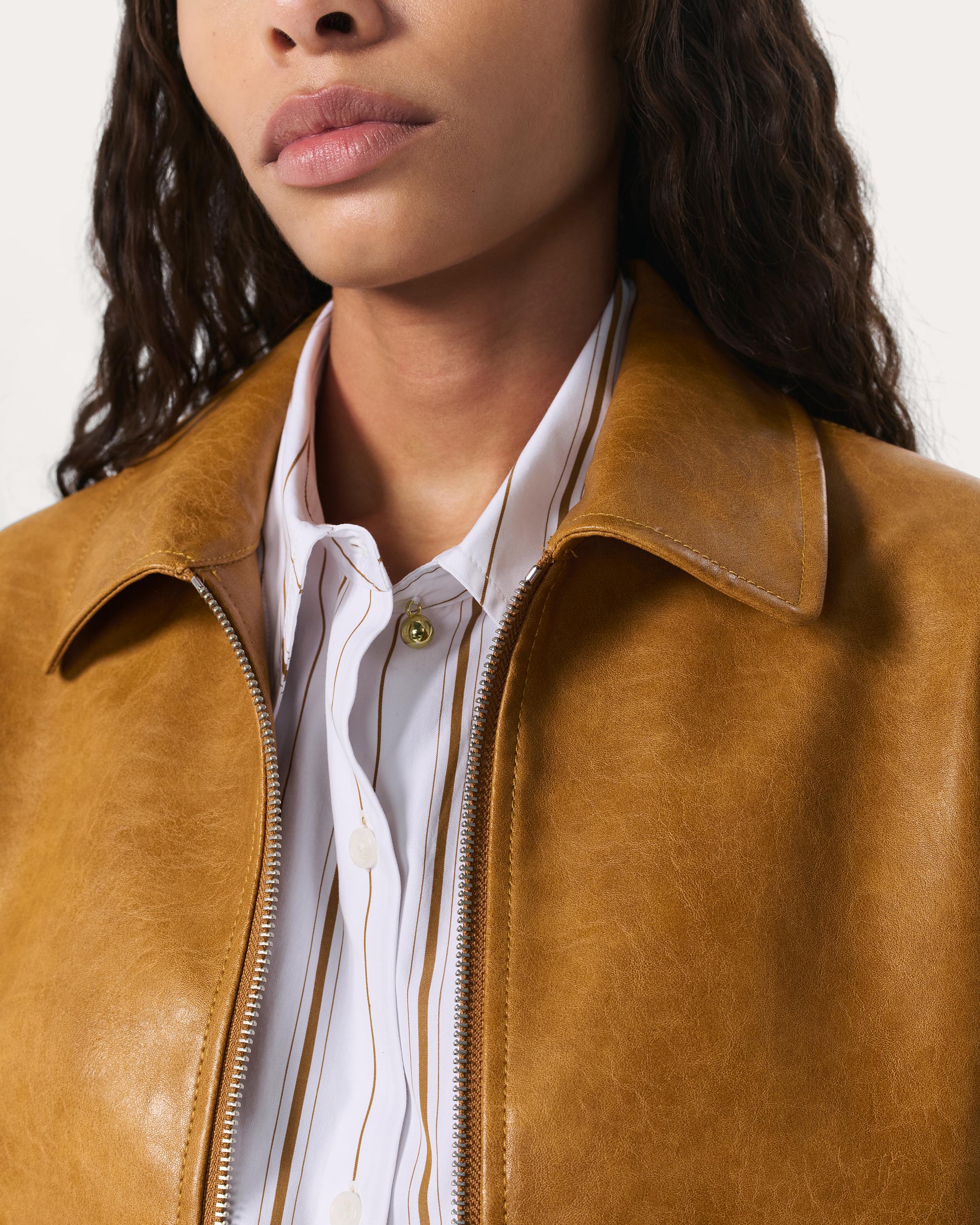 Jordie Faux Leather Jacket image number 4