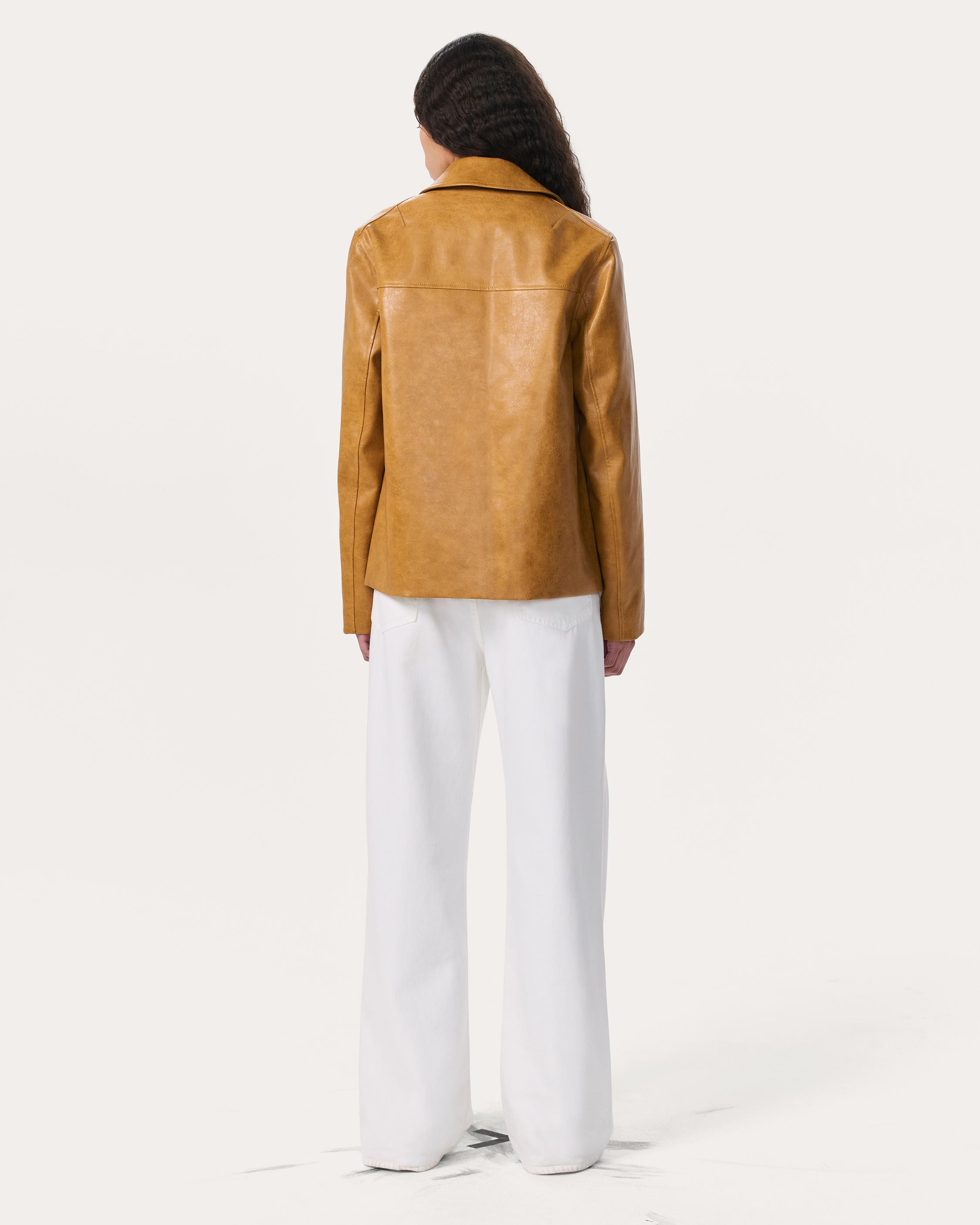 Jordie Faux Leather Jacket image number 6