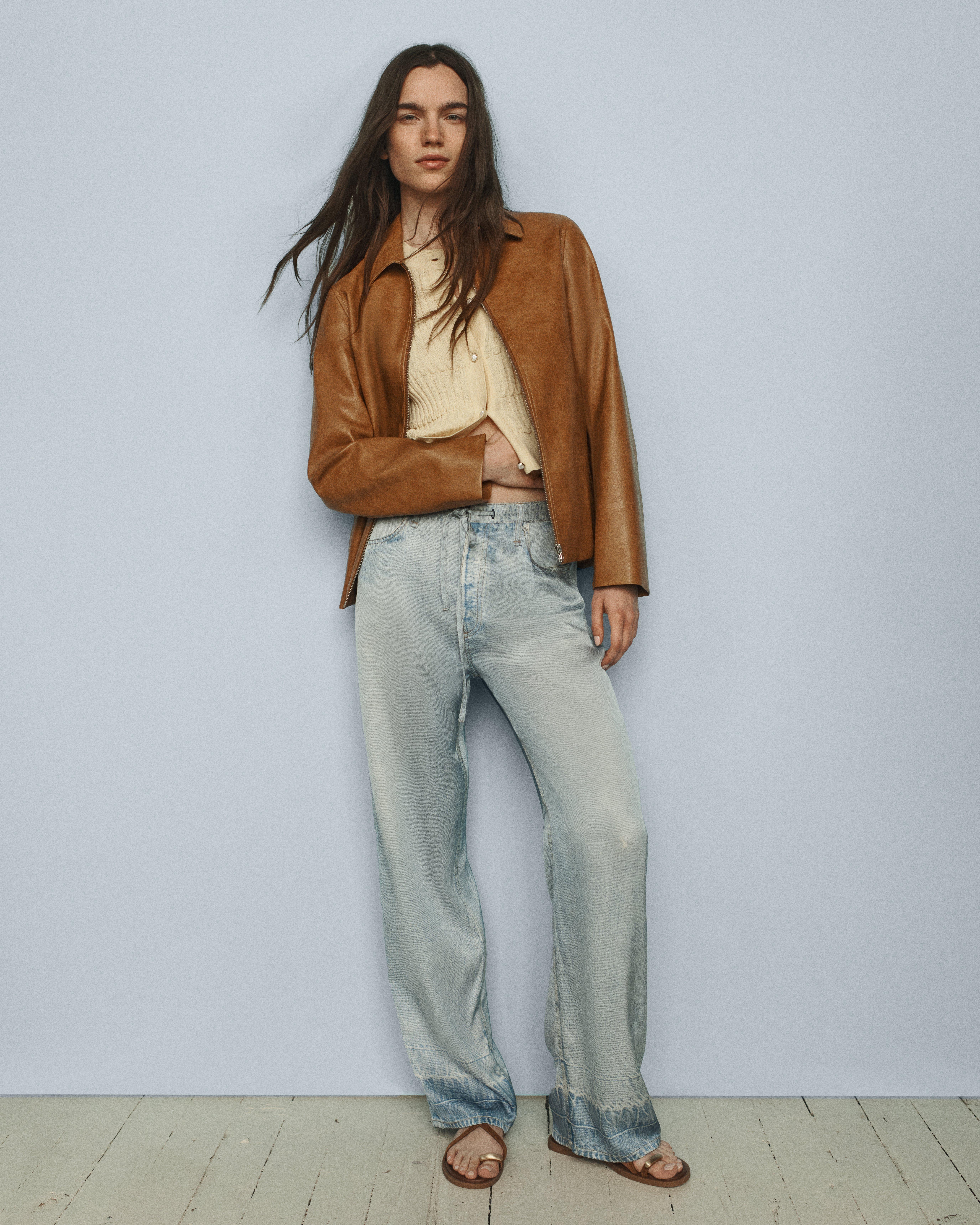 Jordie Faux Leather Jacket image number 8