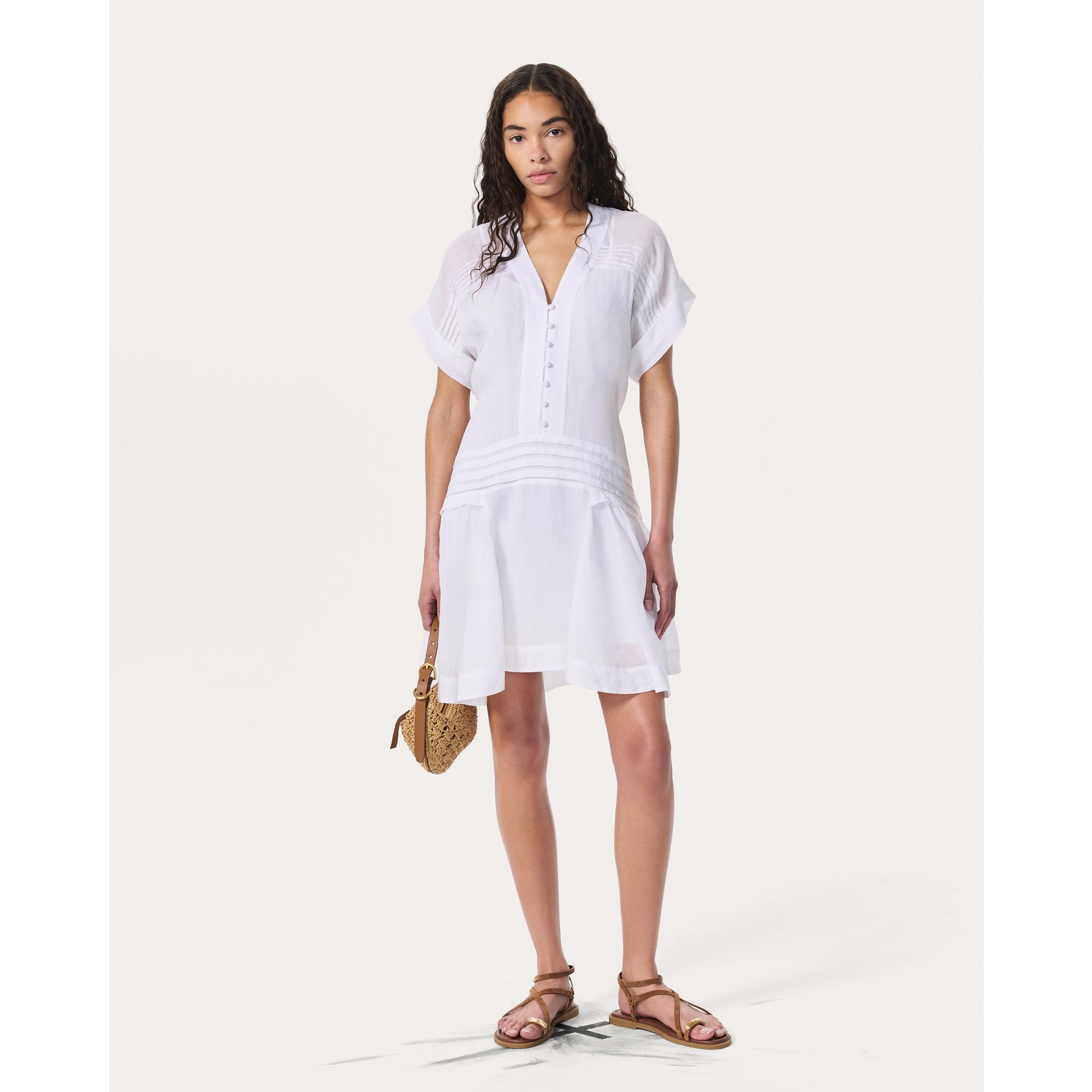 Viviana Pintuck Dress