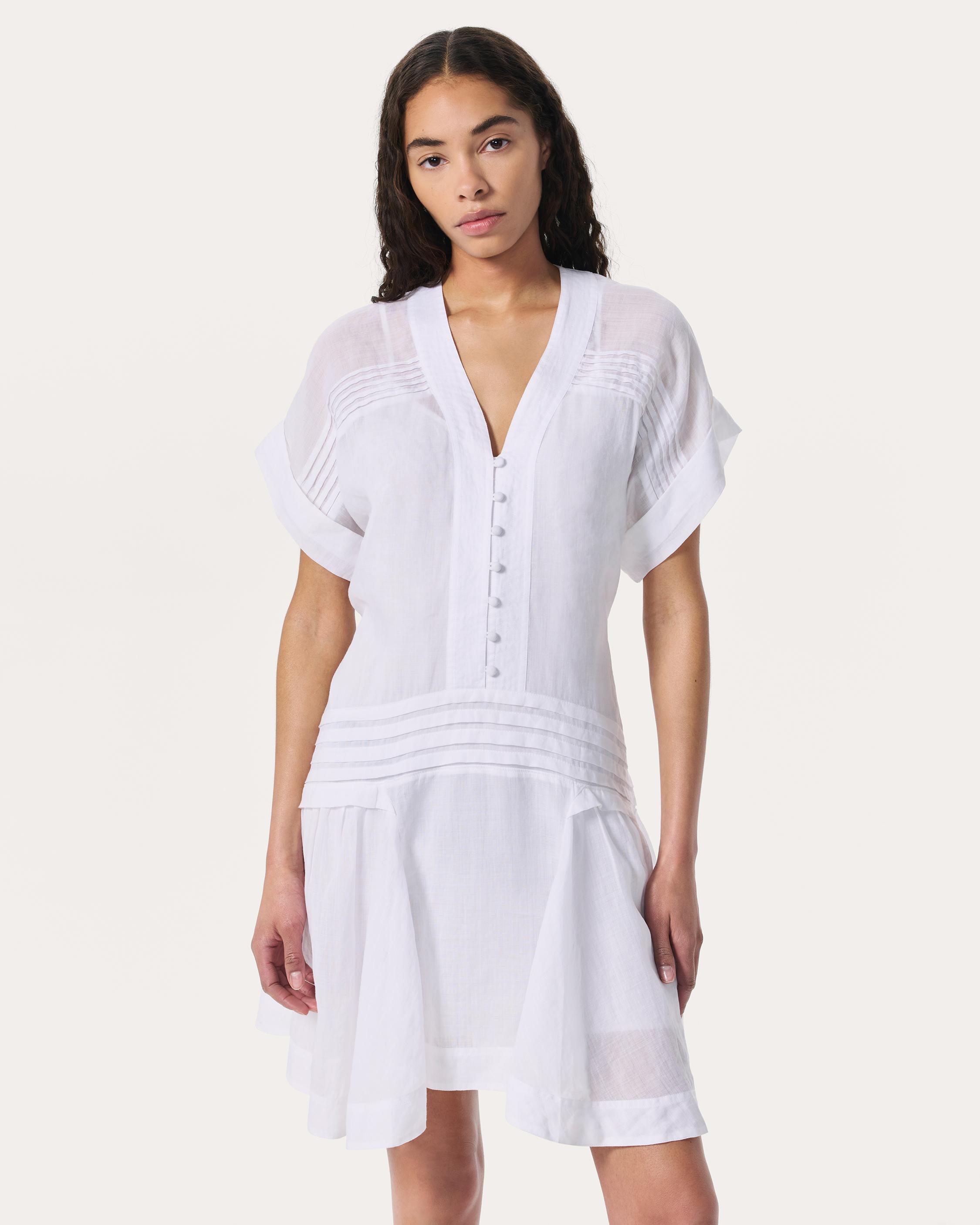 Viviana Pintuck Dress - image 3