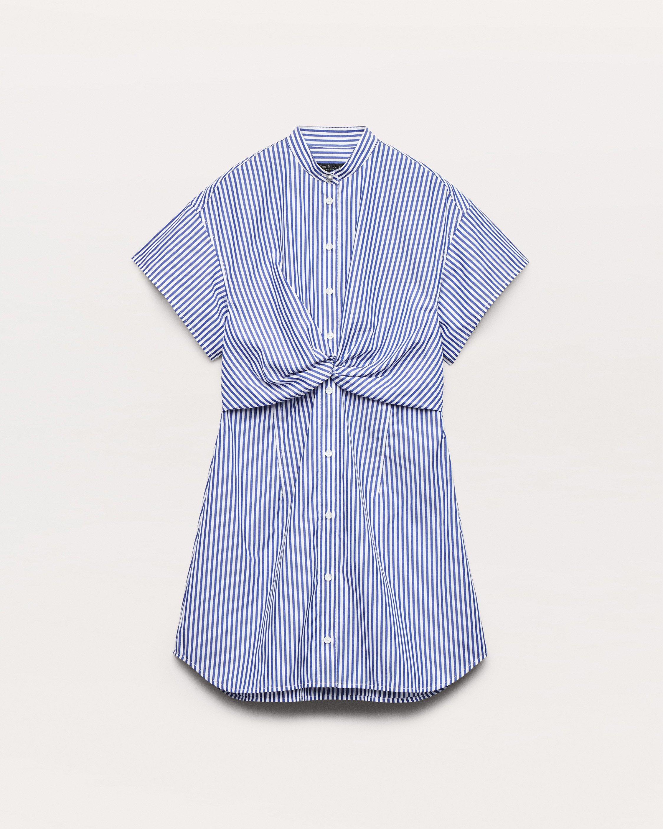 Gretchen Striped Shirt Dress image number 2