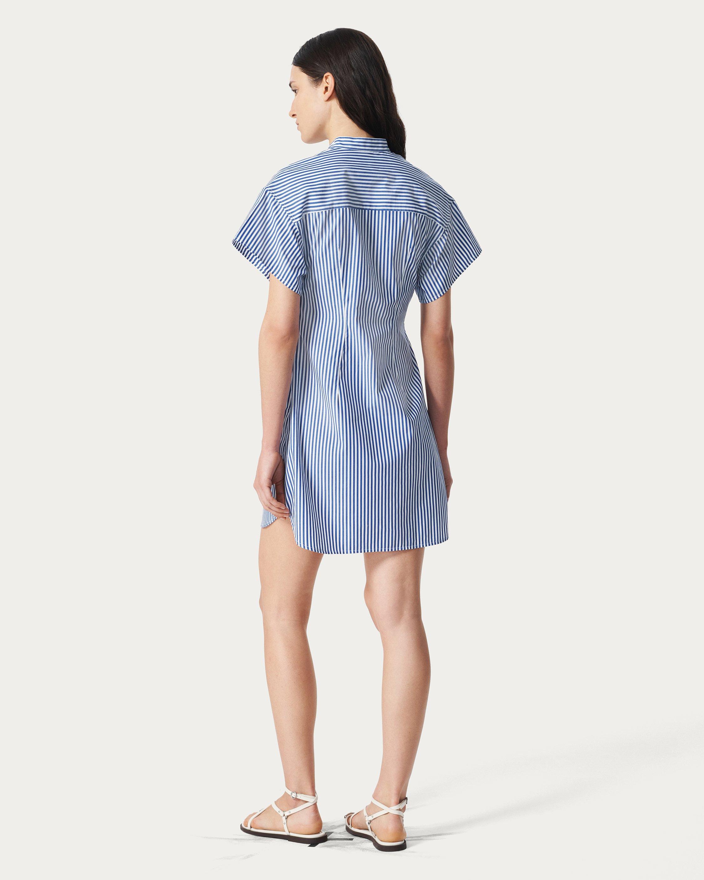 Gretchen Striped Shirt Dress image number 6