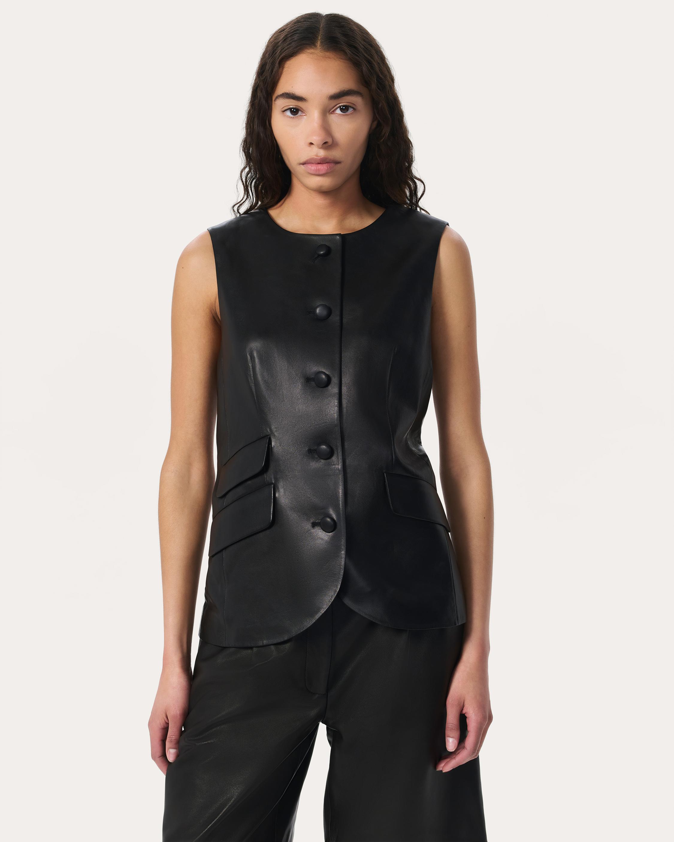 Slade Leather Vest image number 1