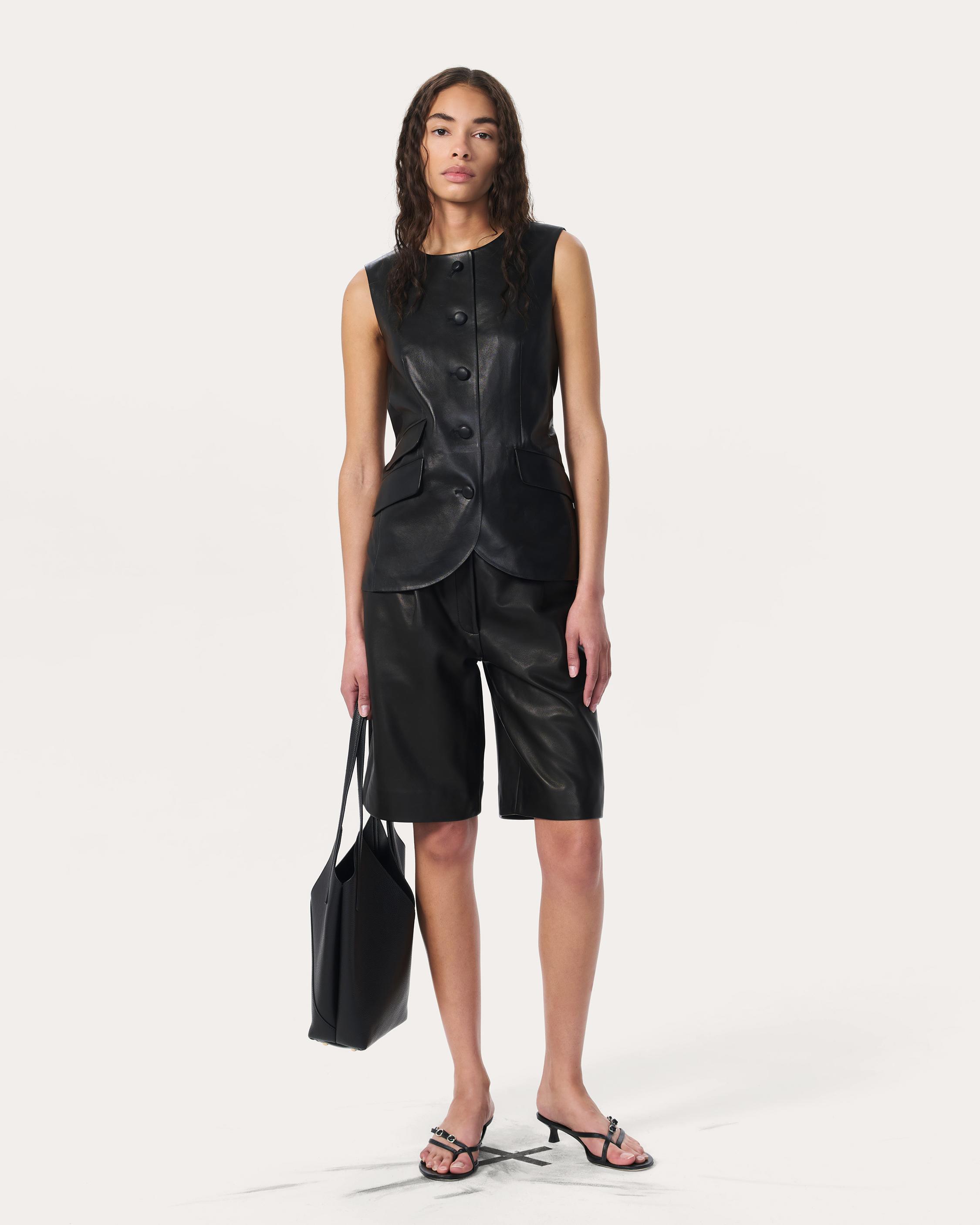 Slade Leather Vest image number 3