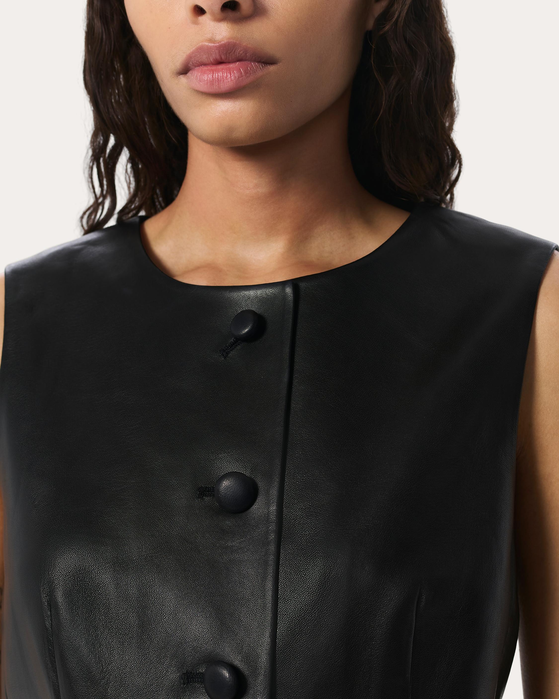 Slade Leather Vest image number 4