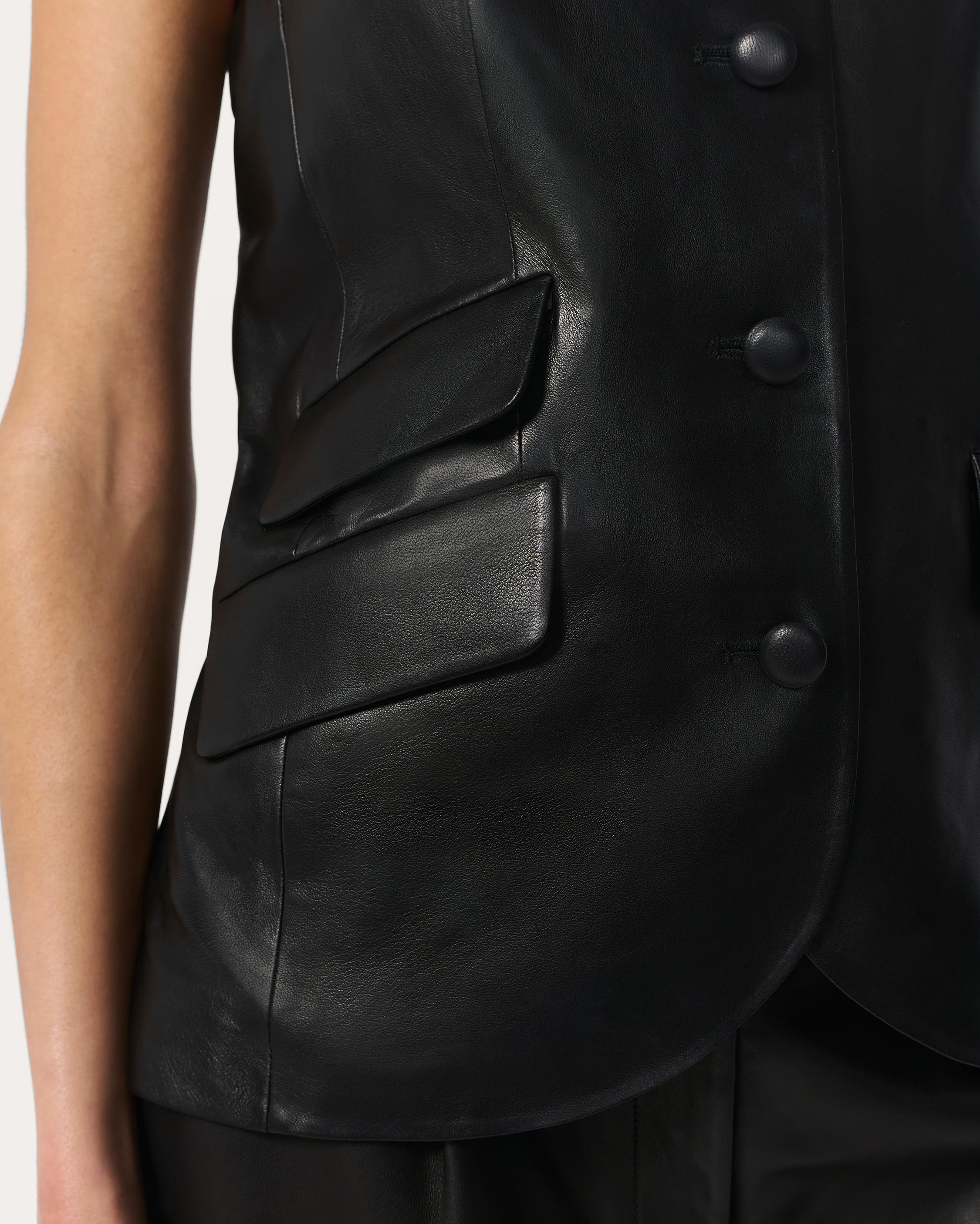 Slade Leather Vest image number 5