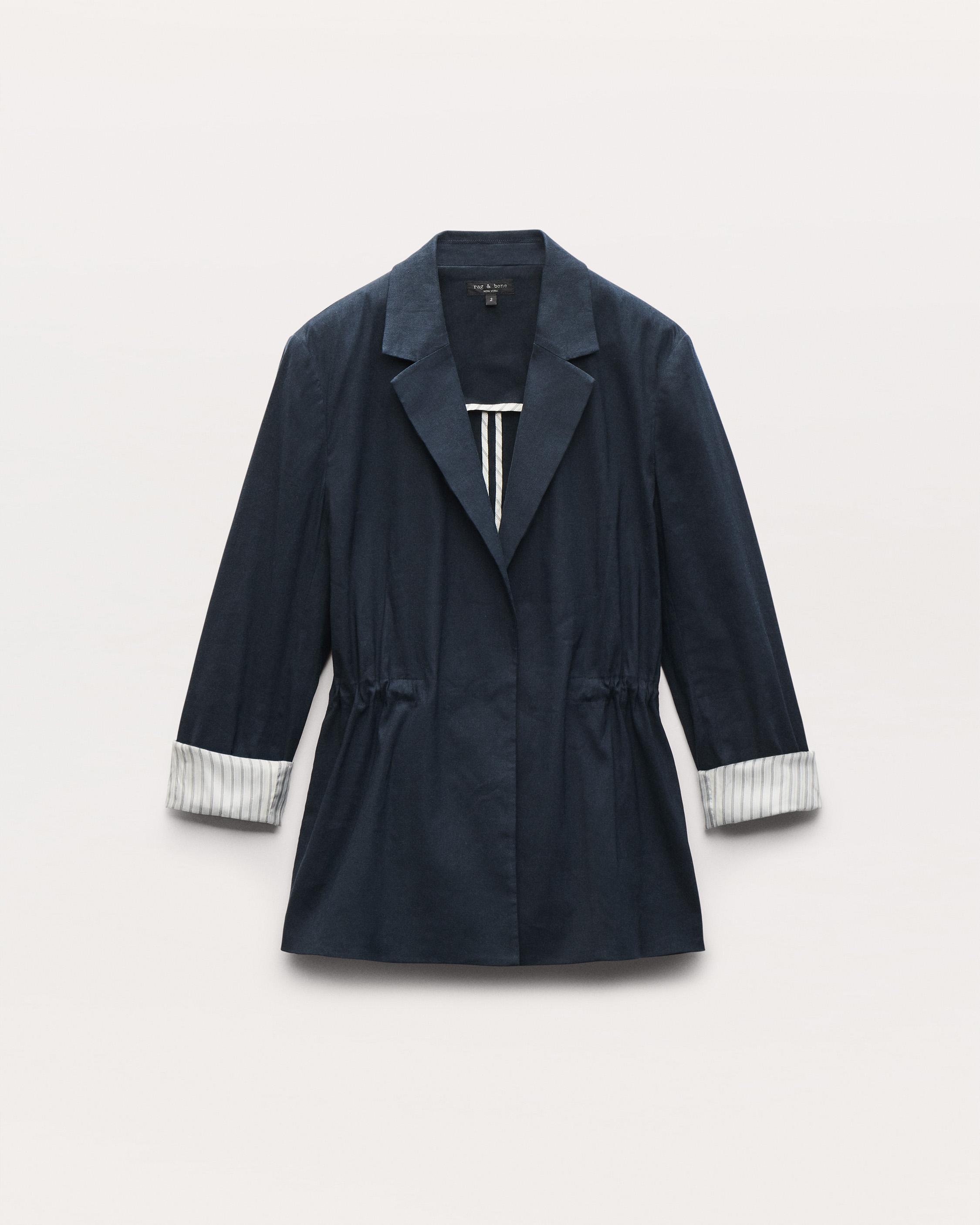 Spencer Linen-Blend Blazer - image 2