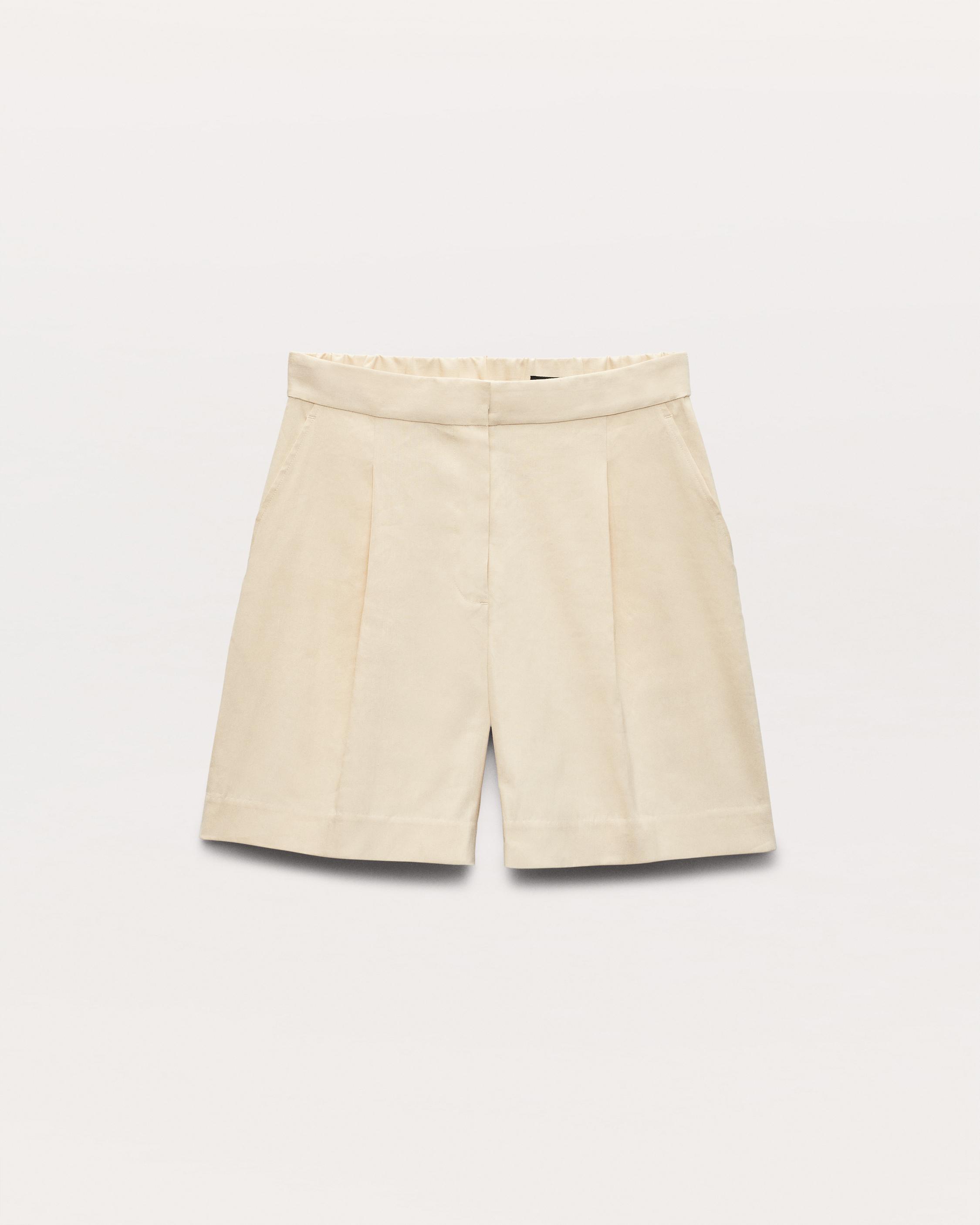 Leona Linen-Blend Shorts - image 2