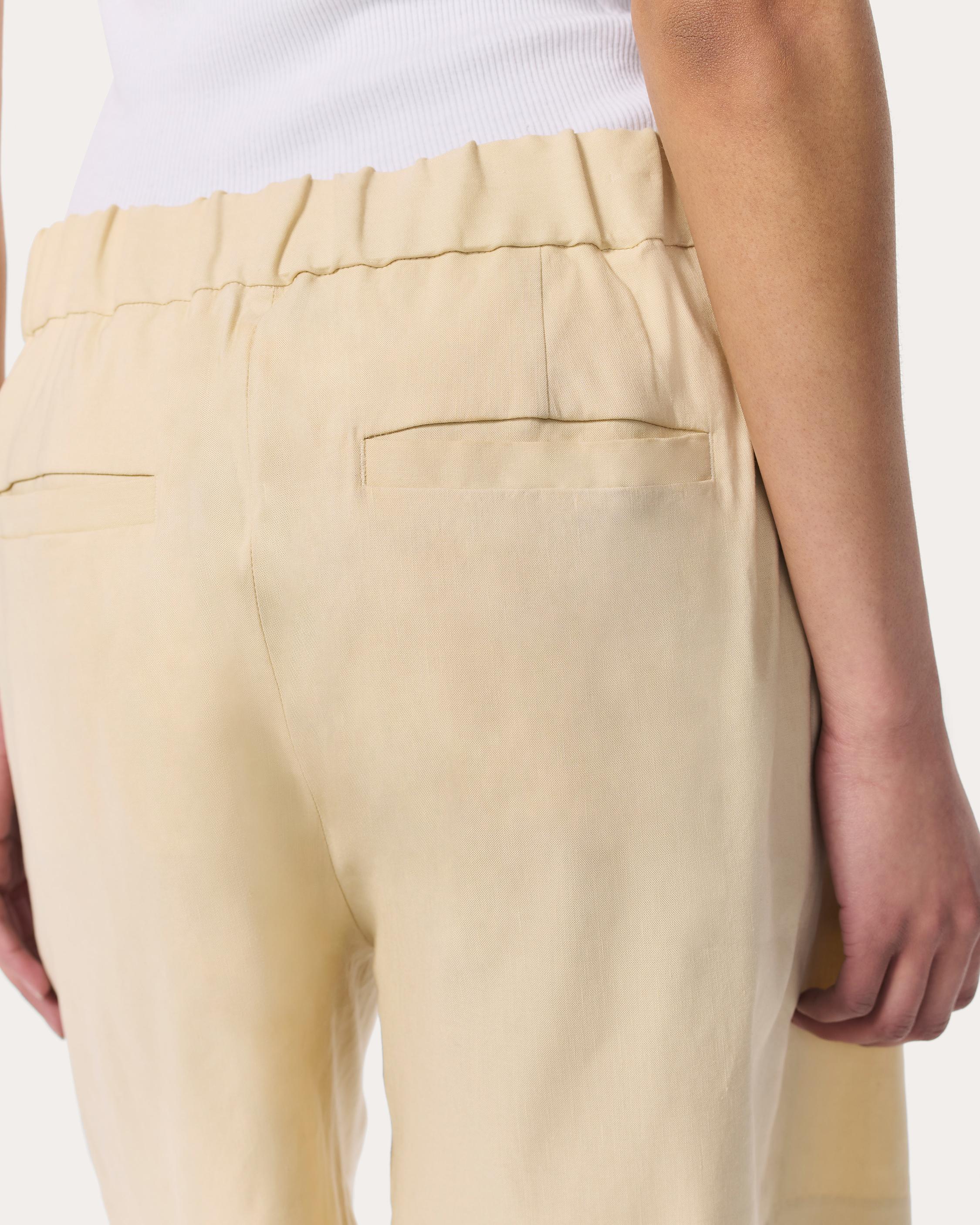 Leona Linen-Blend Shorts - image 5