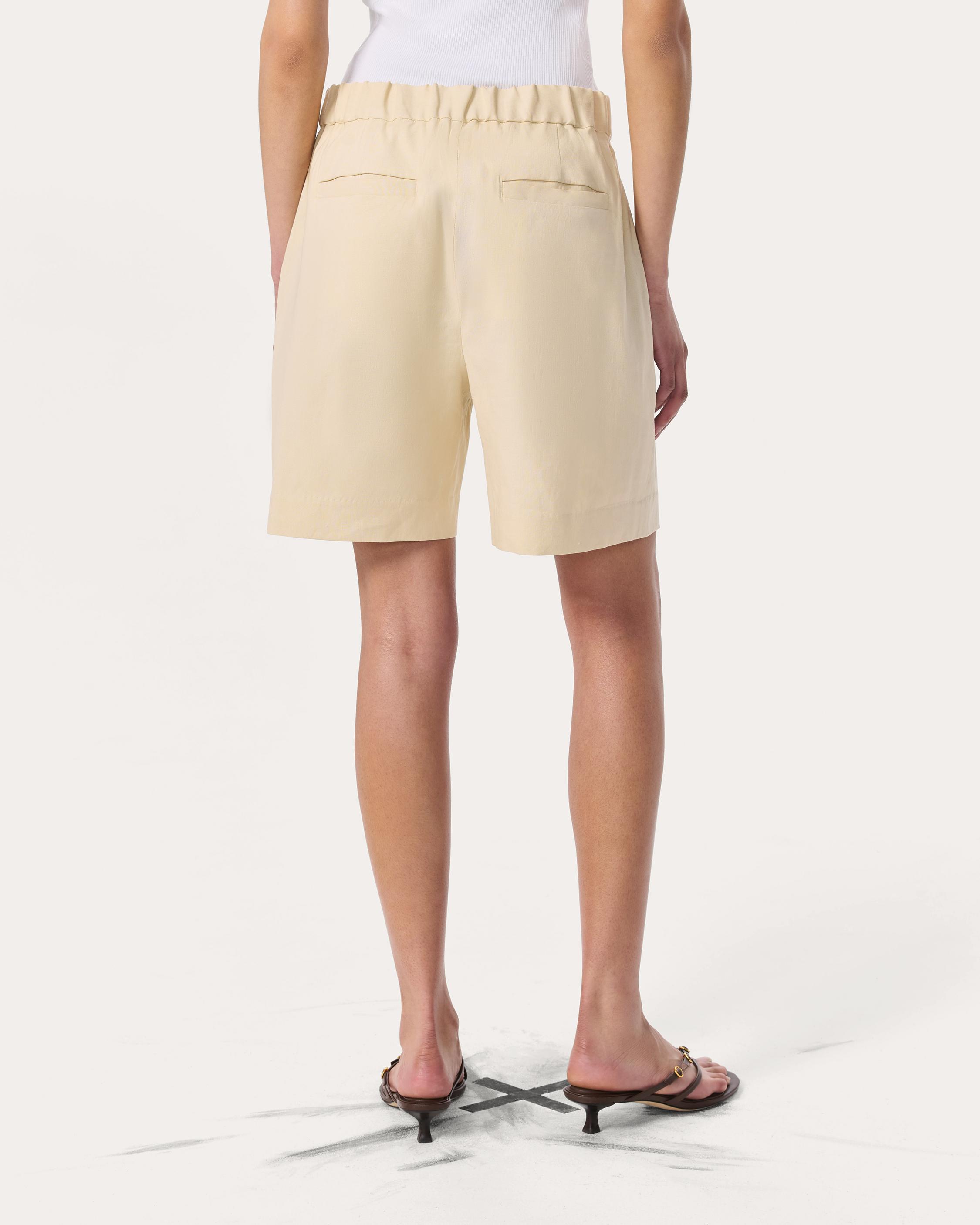 Leona Linen-Blend Shorts image number 6