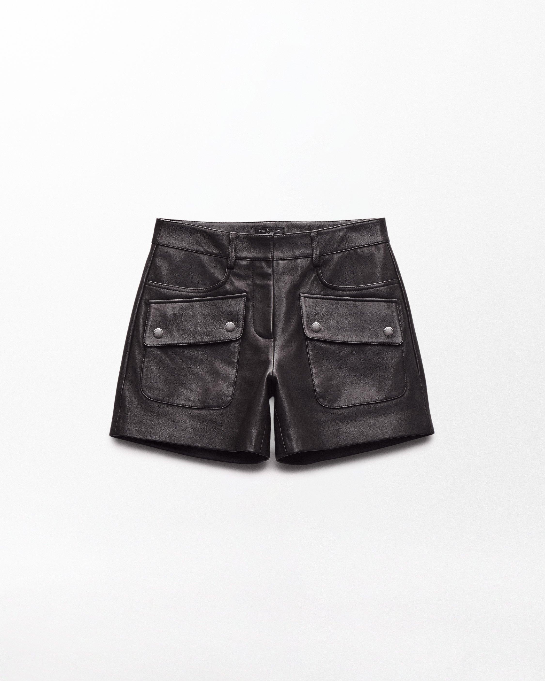 Aria Leather Shorts - image 2