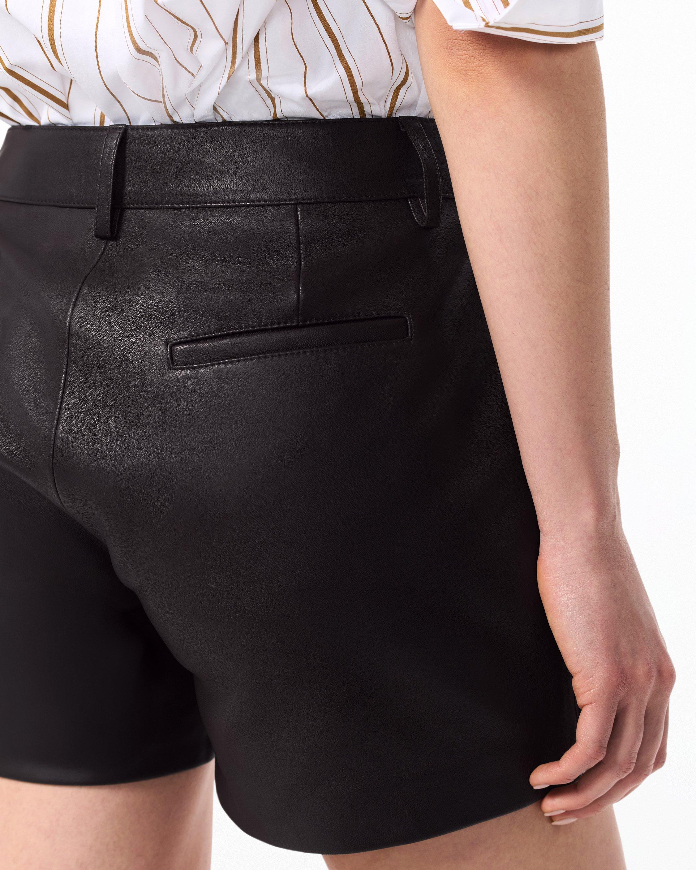 Aria Leather Shorts image number 5