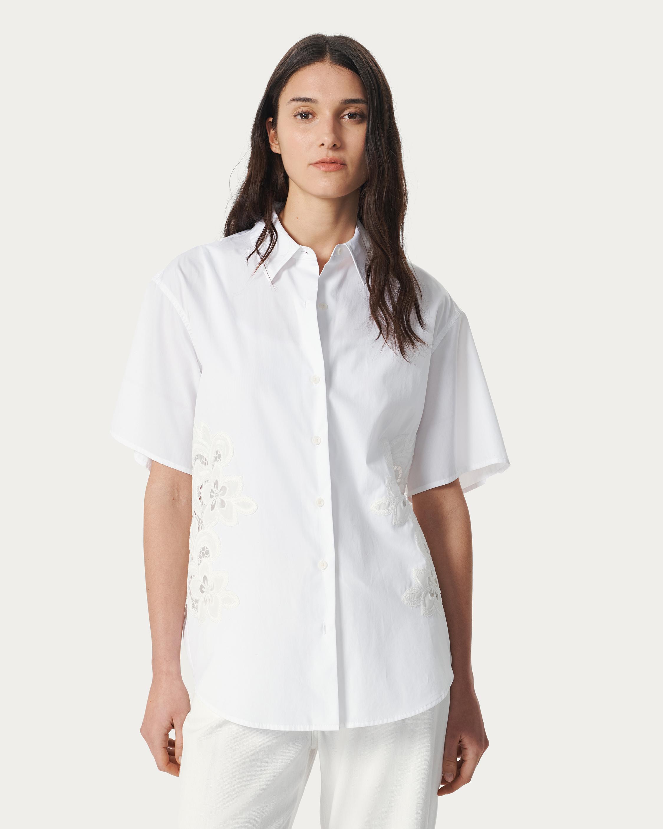 Amy Lace Poplin Shirt image number 1