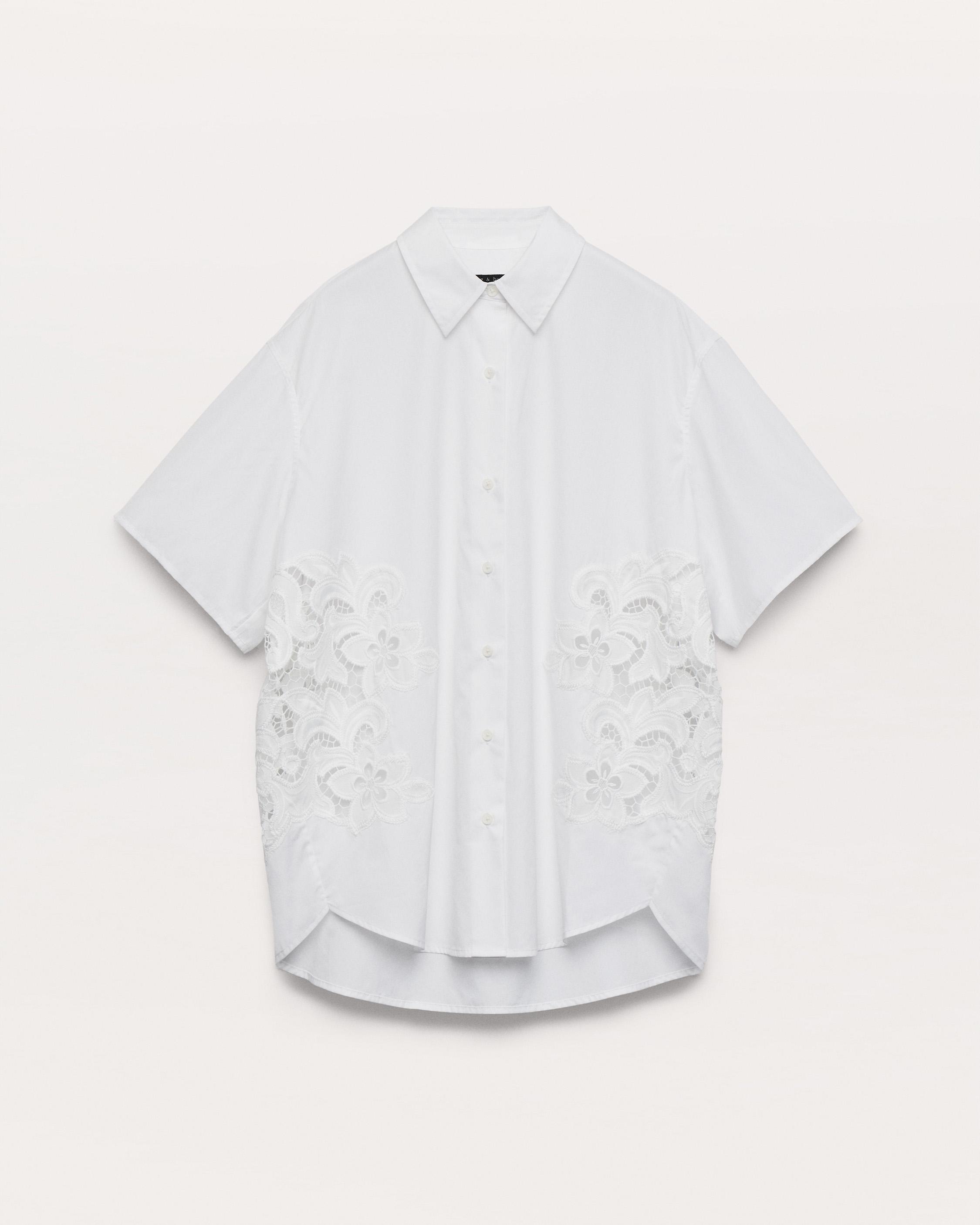 Amy Lace Poplin Shirt - image 2