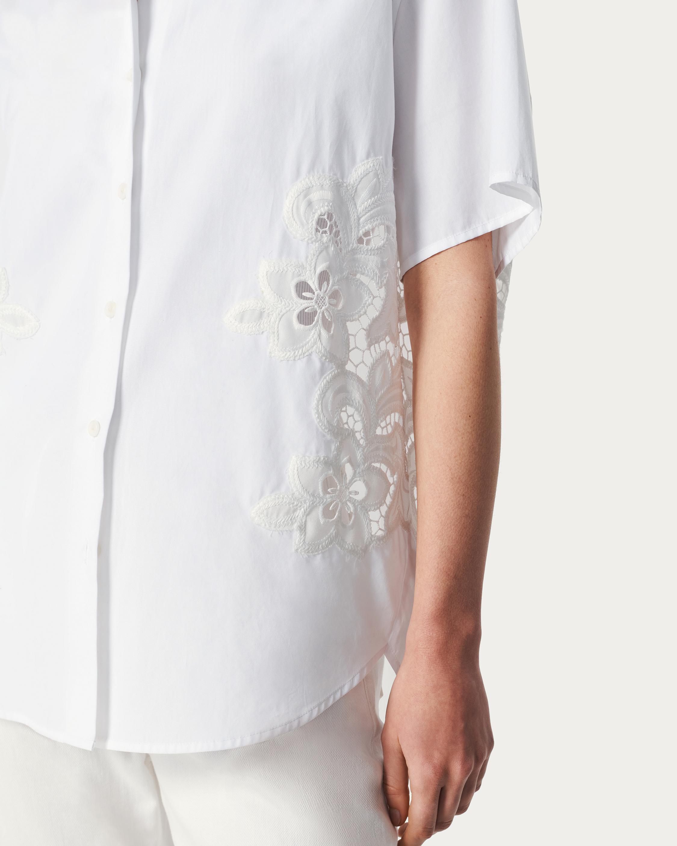 Amy Lace Poplin Shirt image number 4
