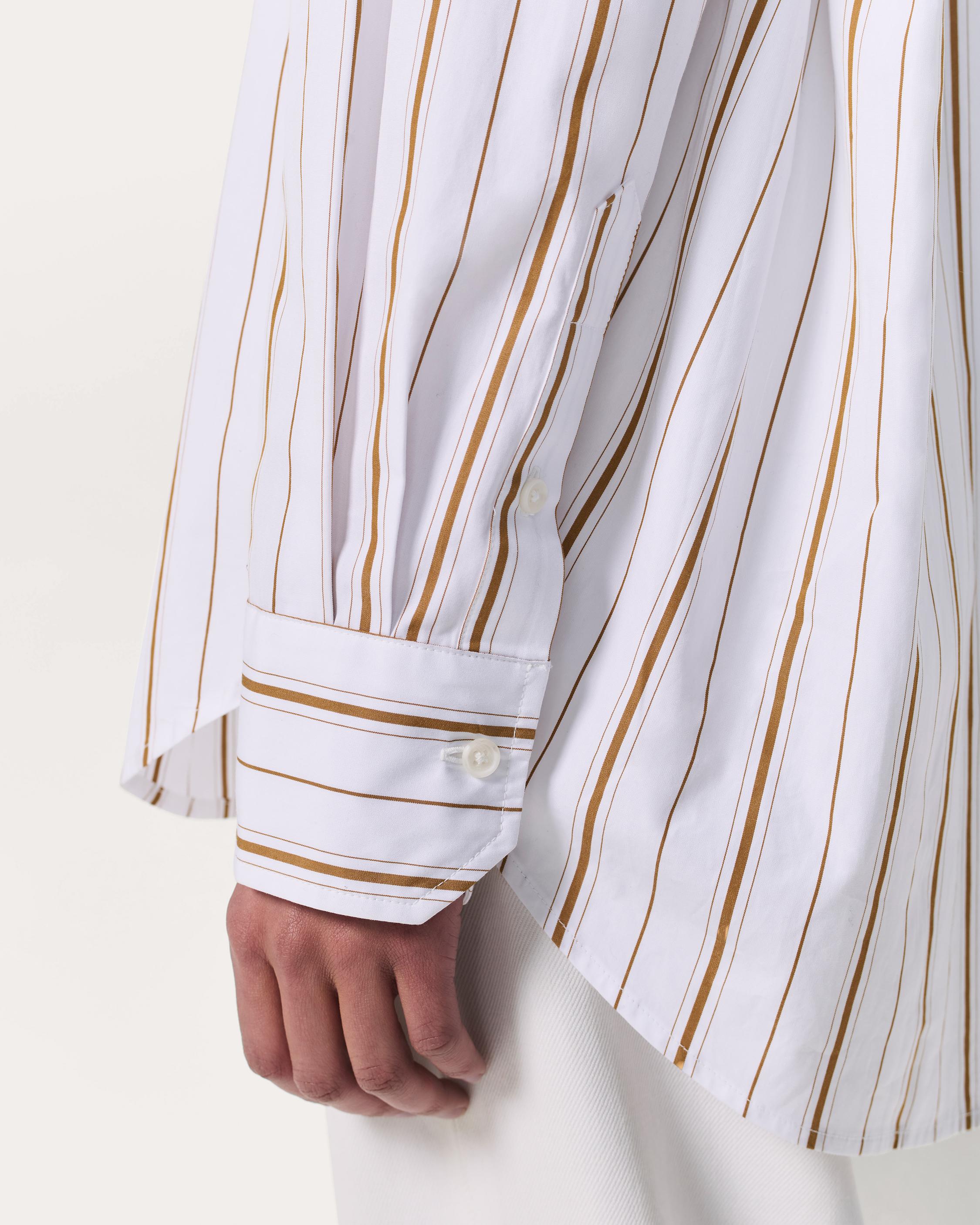 Jessica Striped Poplin Shirt - image 5