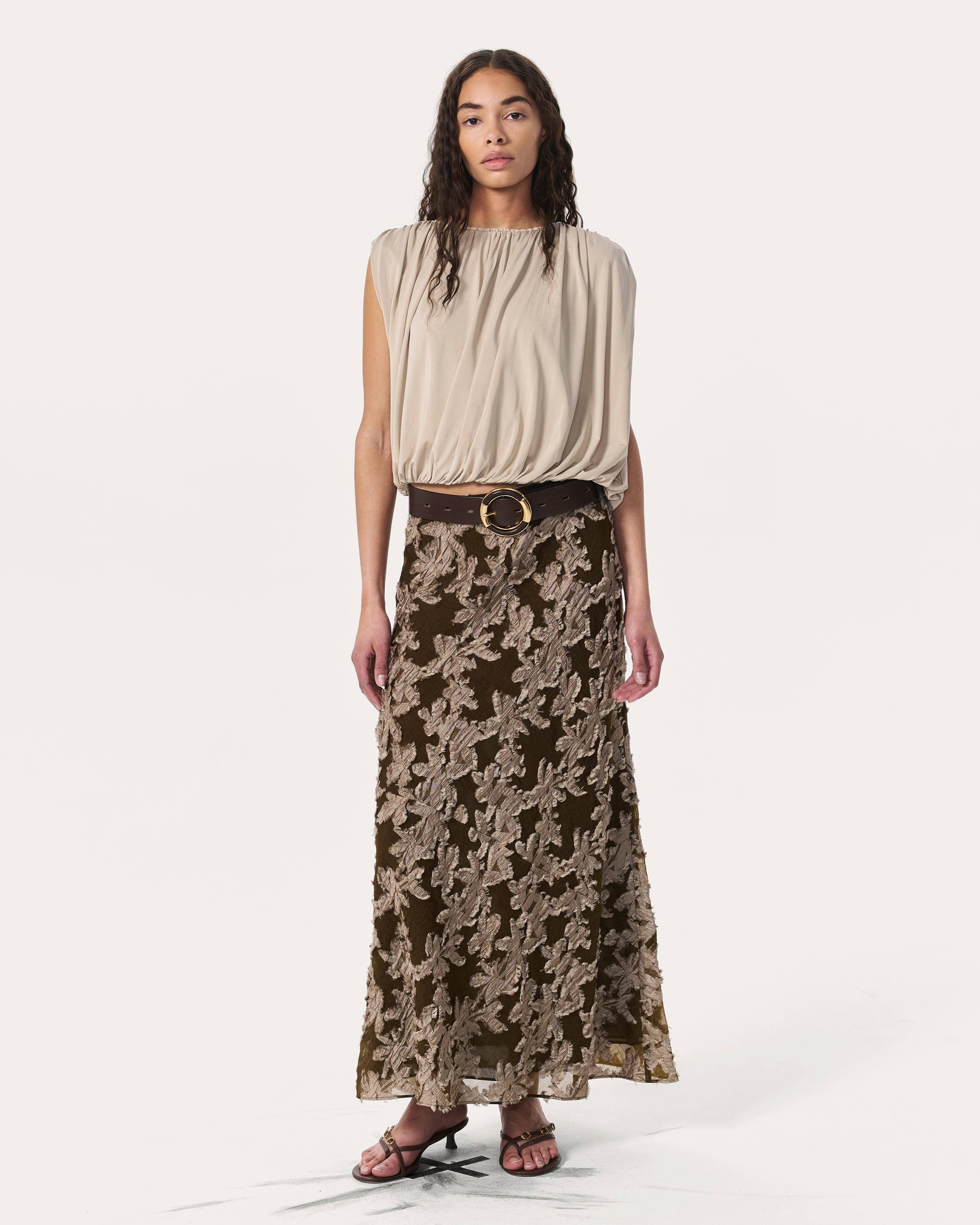 Wren Fil Coupé Maxi Skirt image number 1