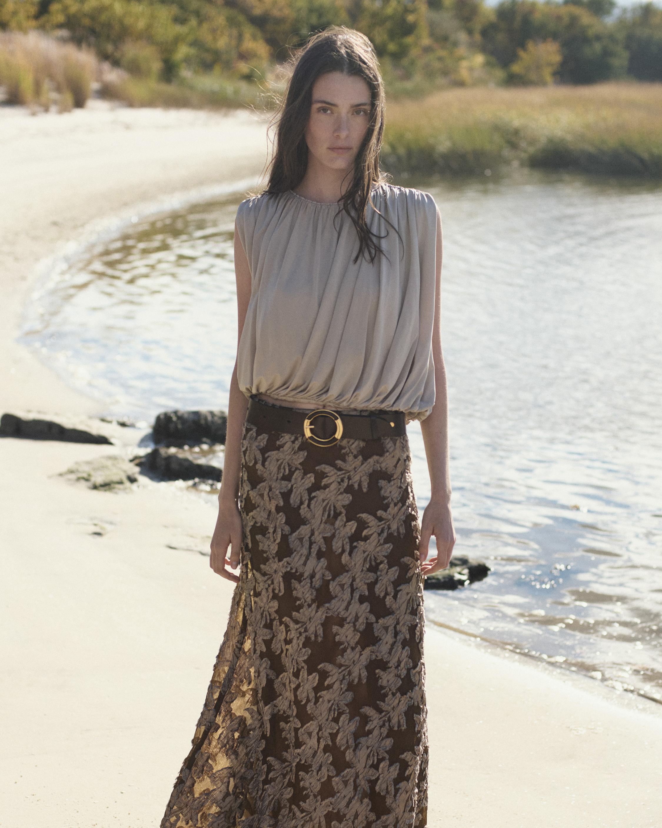 Wren Fil Coupé Maxi Skirt image number 7