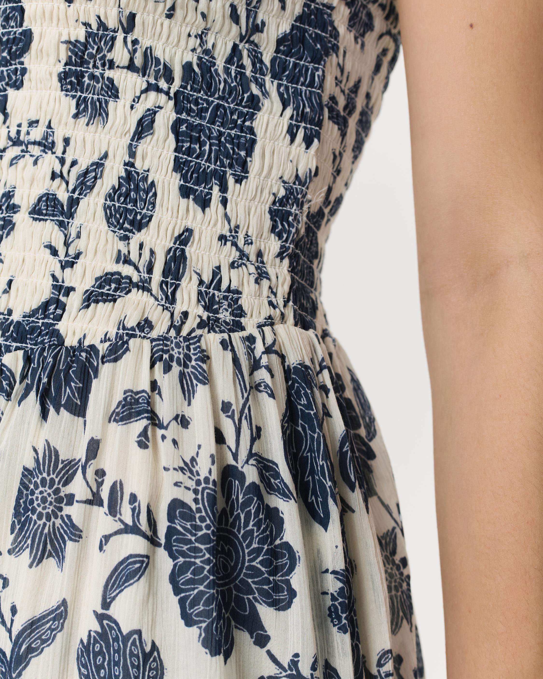 Hallie Floral Cotton-Silk Maxi Dress - image 5