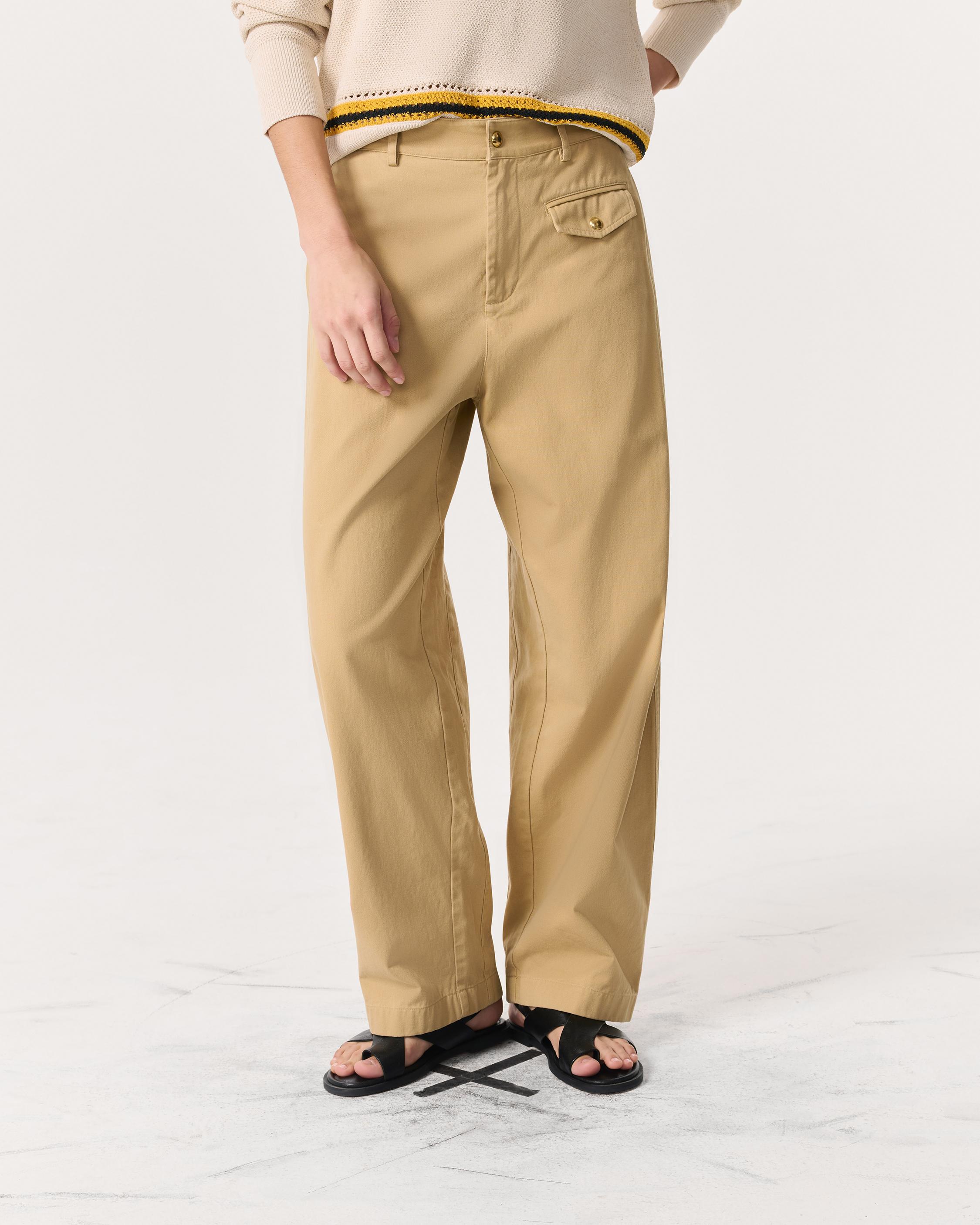 Renata Cotton Twill Utility Pants - image 3