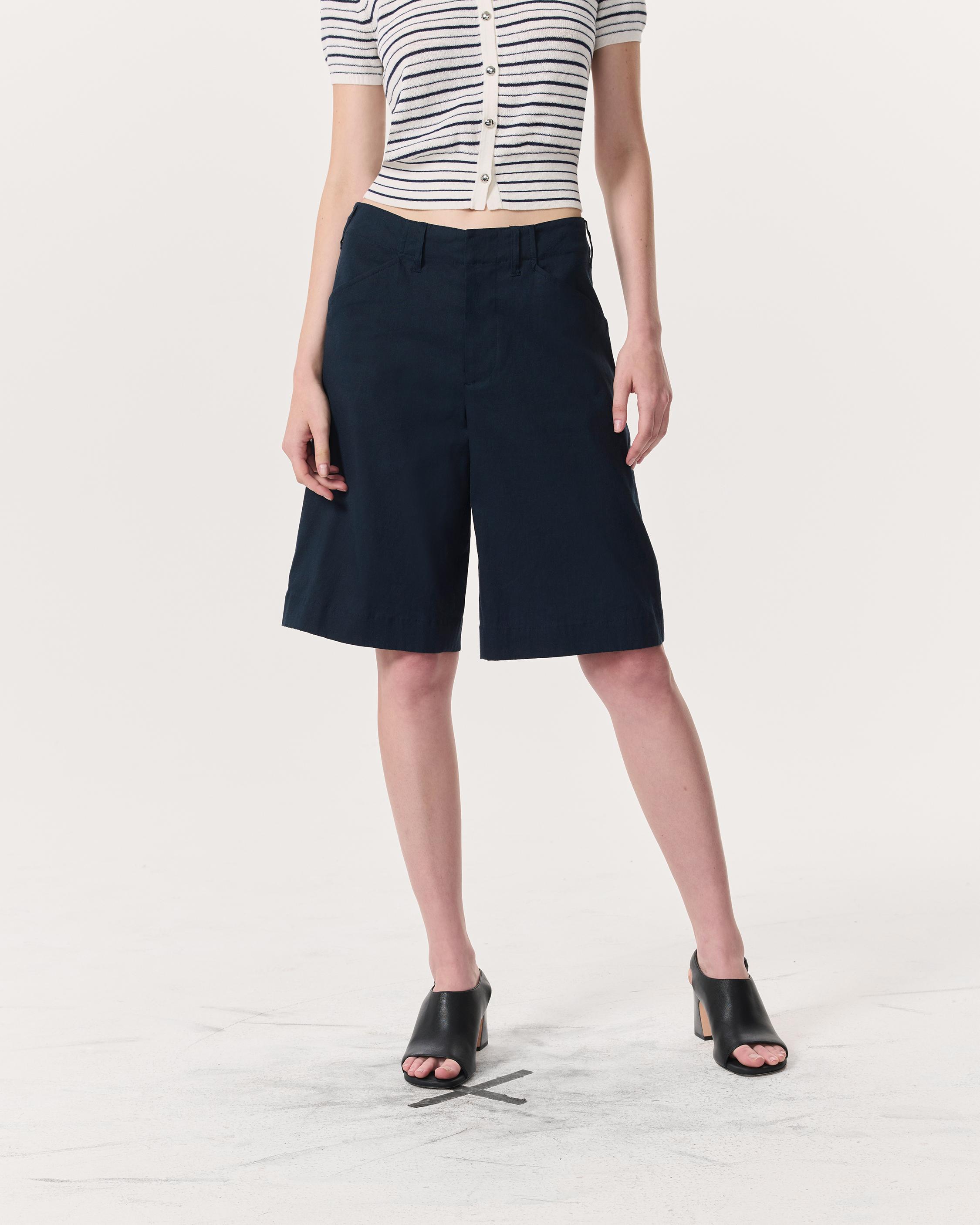 Banks Linen-Blend Shorts - image 3