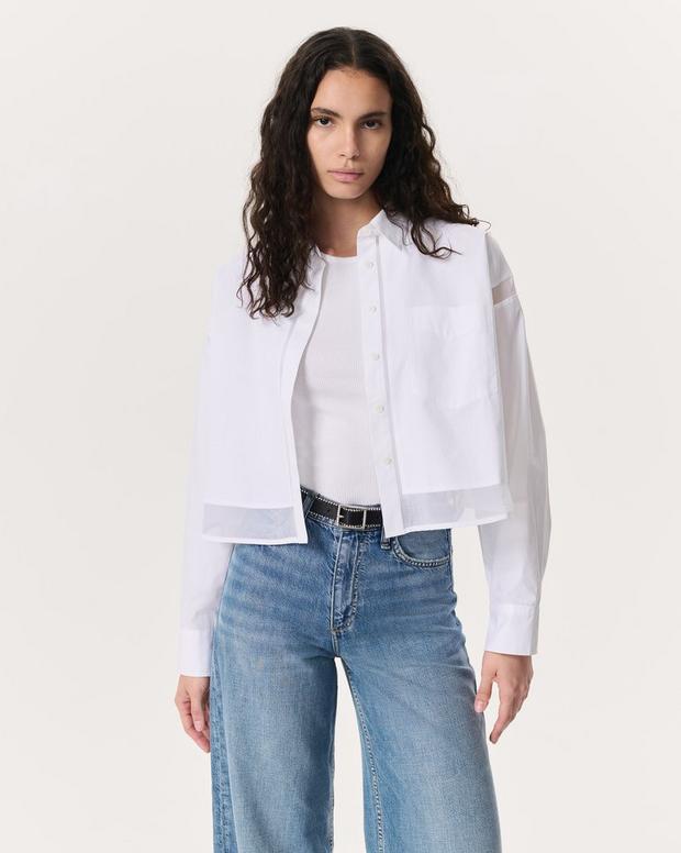 Beatrice Shirt in White Beatrice Shirt in White