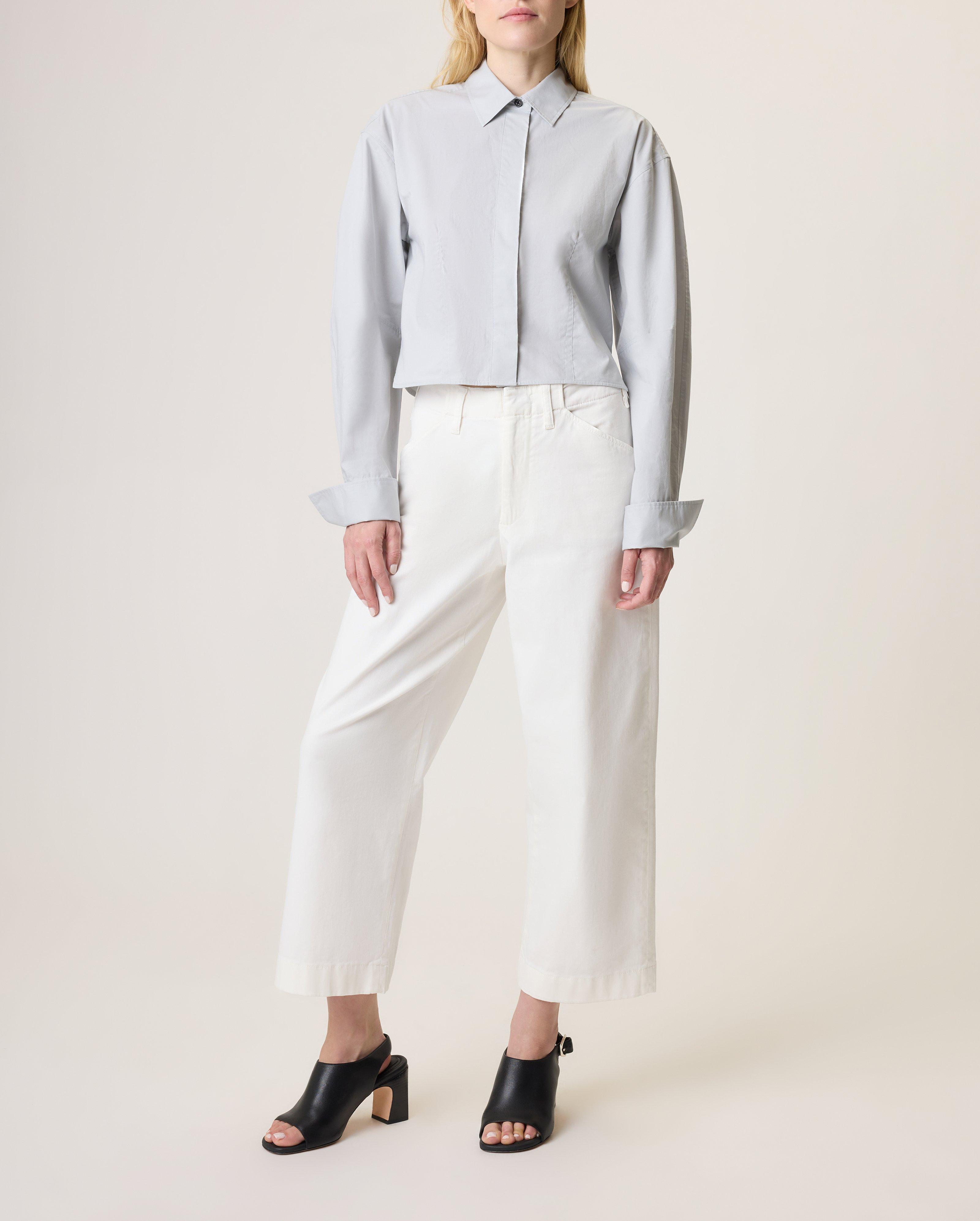 Becca Poplin Shirt - Storm | rag & bone
