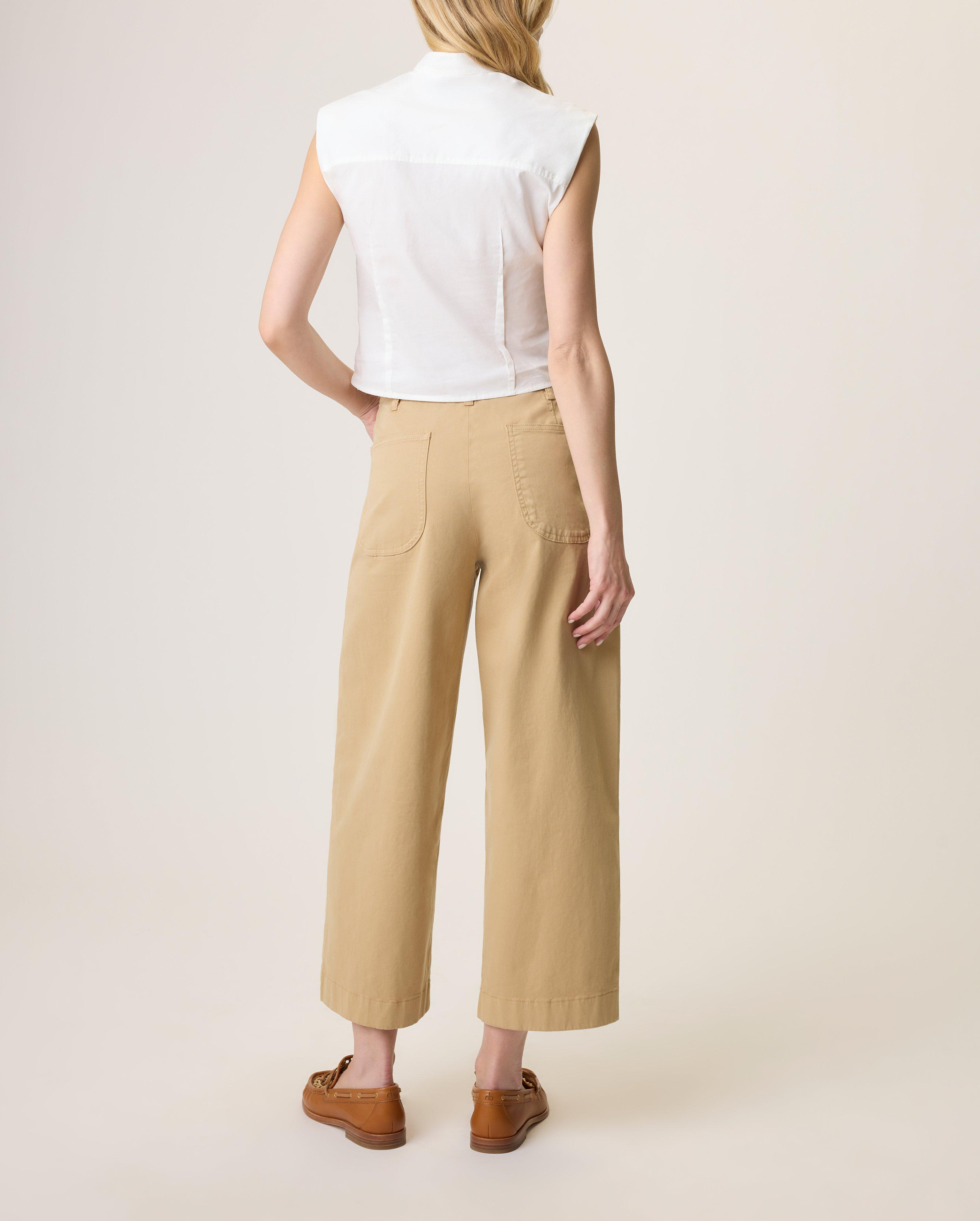 Rita Sleeveless Poplin Shirt image number 2