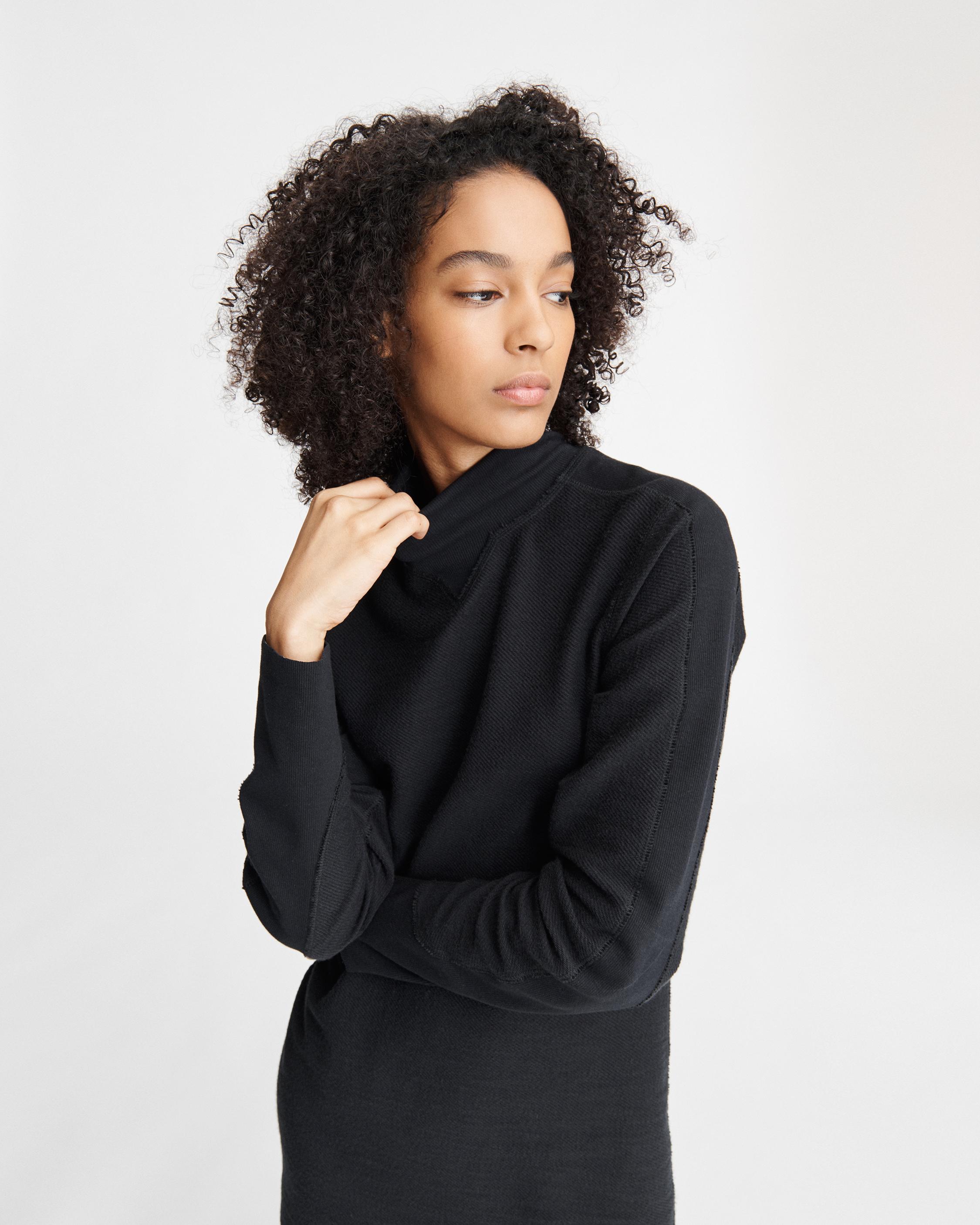 BLACK TURTLE NECK DRESS – Vasti Apparel