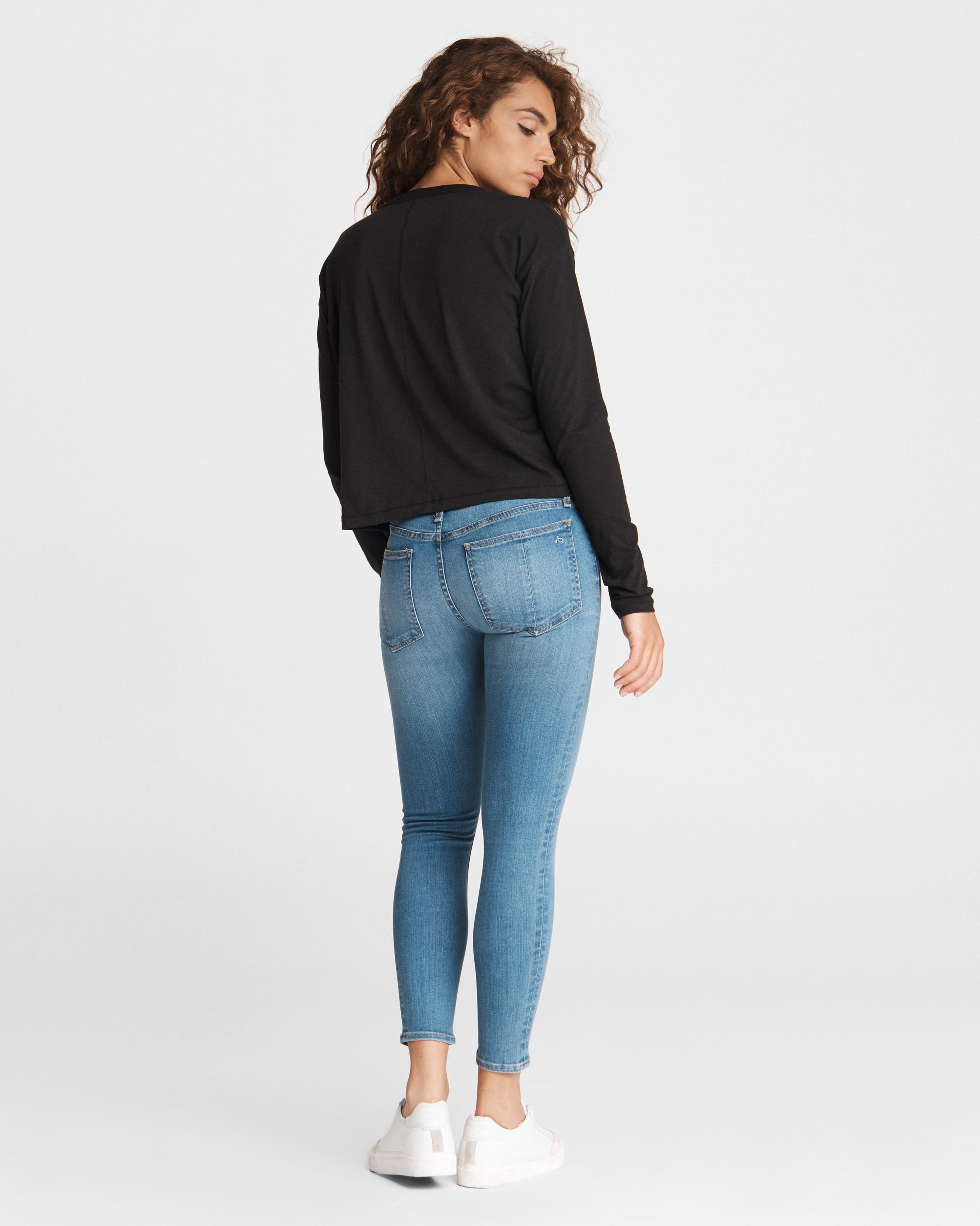 The Slub Cropped Long Sleeve image number 3