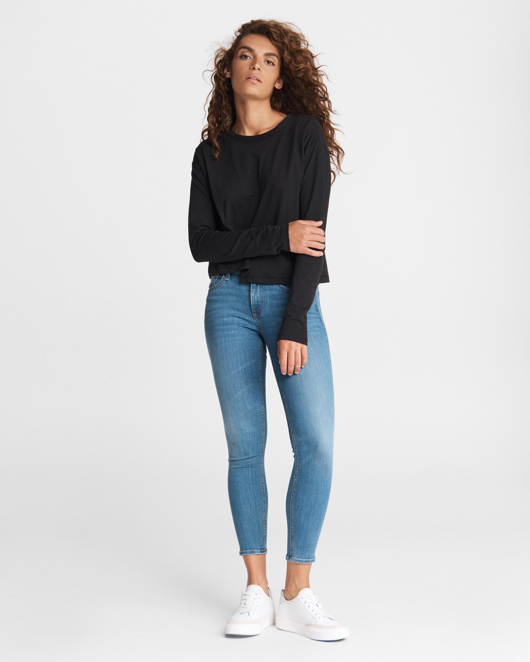 The Slub Cropped Long Sleeve image number 4