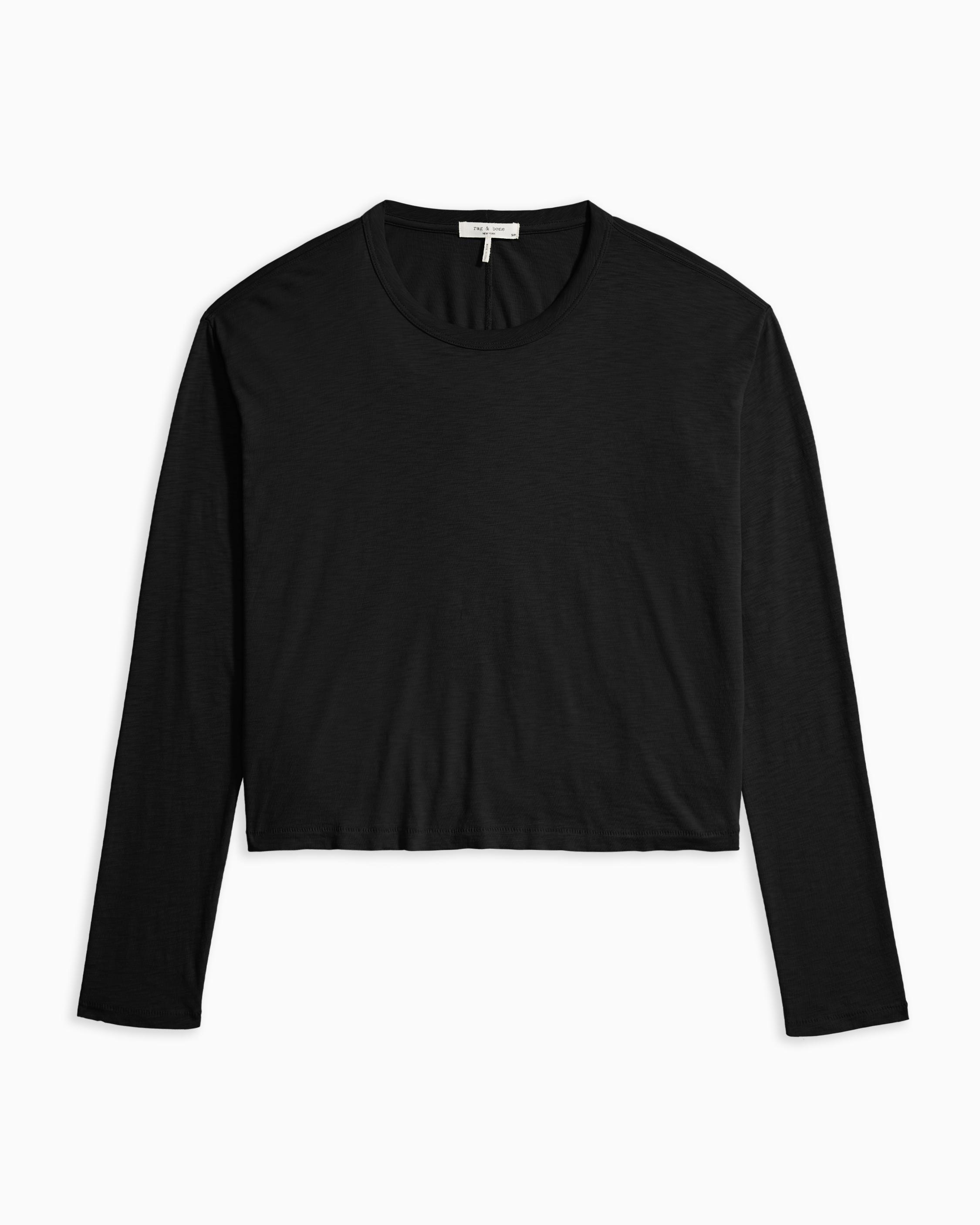 The Slub Cropped Long Sleeve