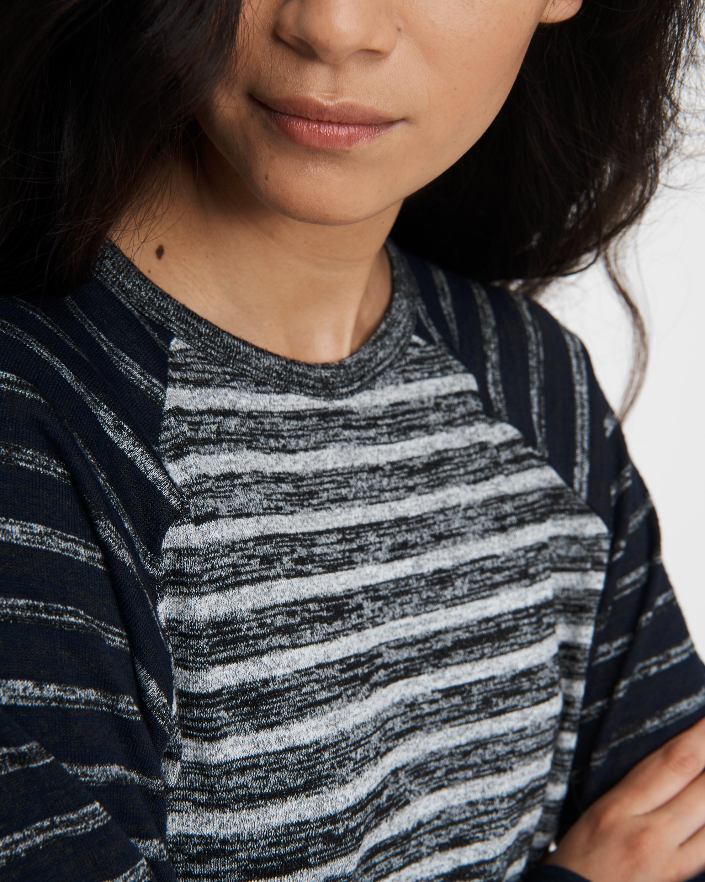 The Knit Striped Pullover image number 5