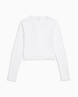 The Rib Cropped Long Sleeve image number 6